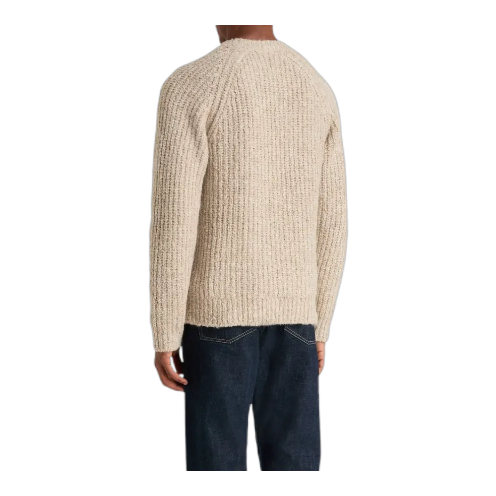 Ribbed-knit sweater