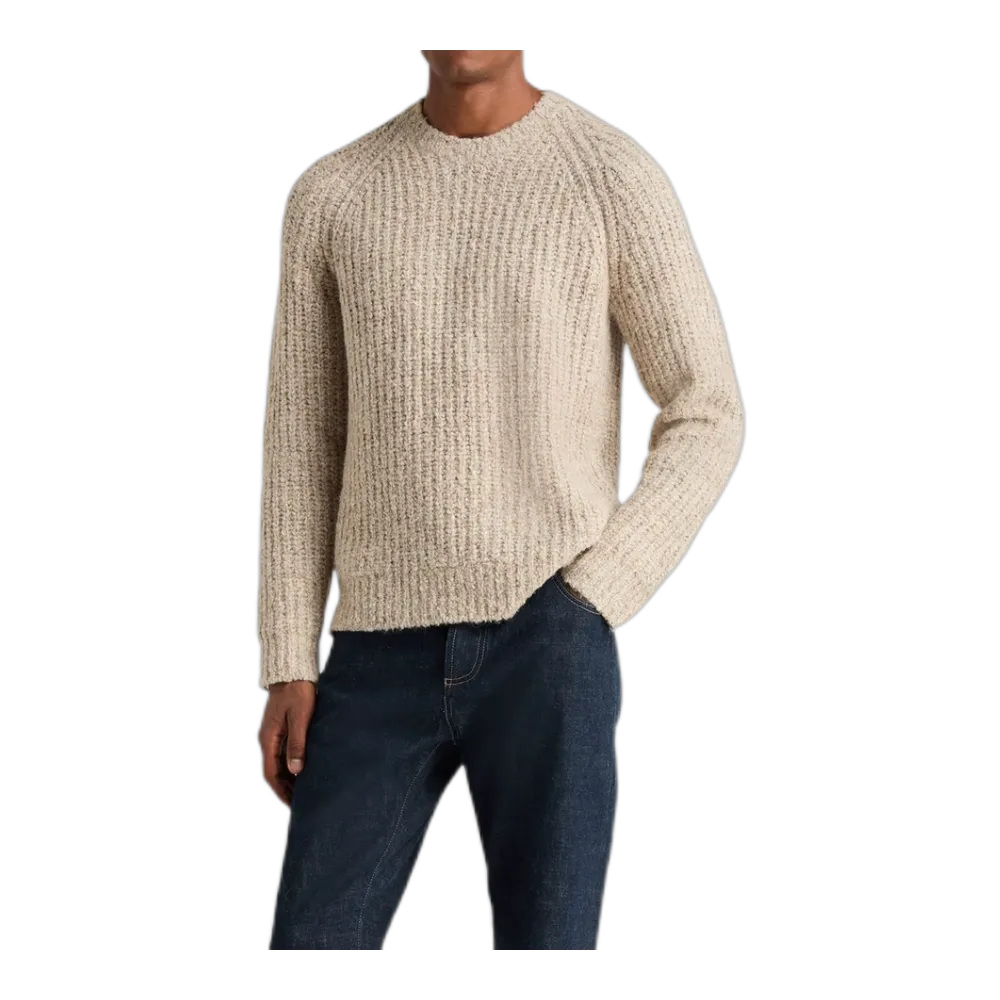 Ribbed-knit sweater