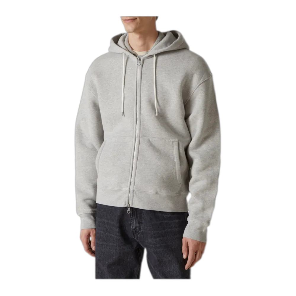 Rascal cotton jersey zip-up hoodie