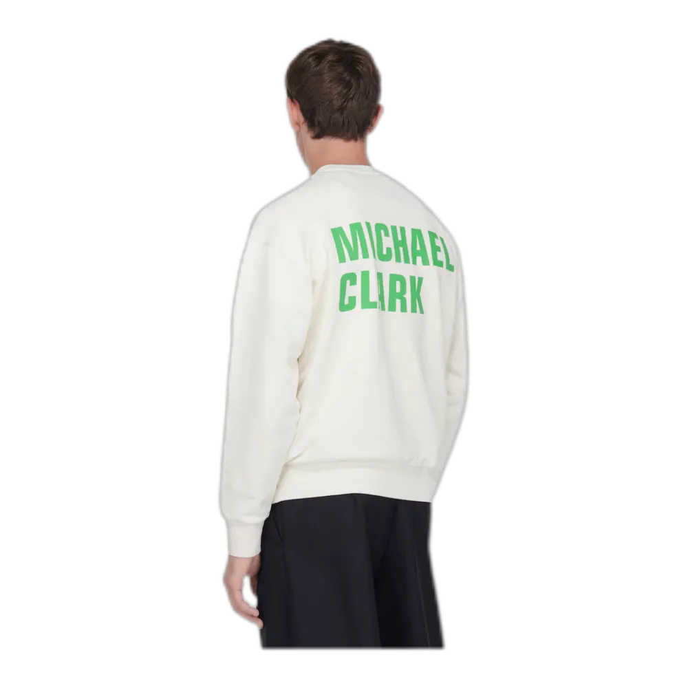 x Michael Clark printed cotton jersey sweatshirt