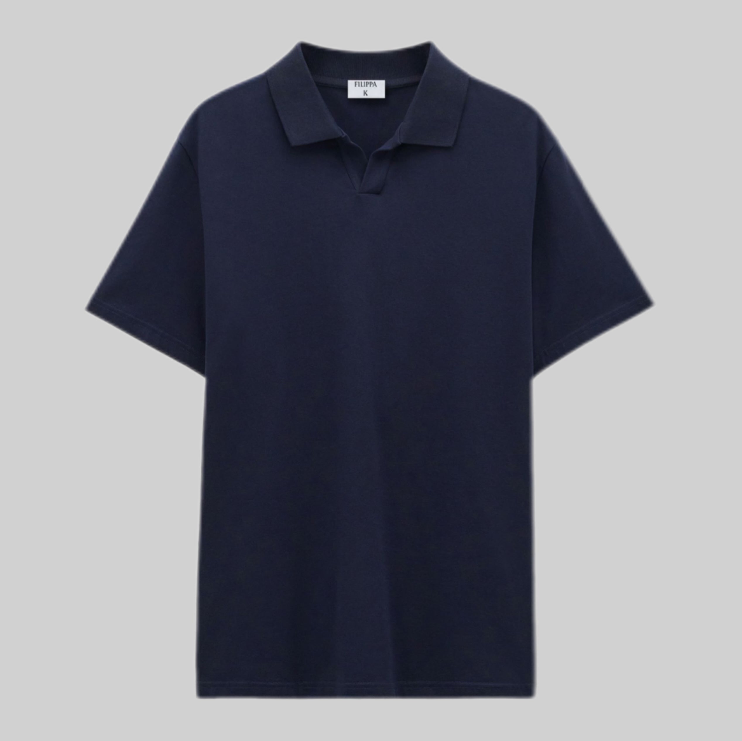 FILIPPA K polo shirt, men, frontside, blue