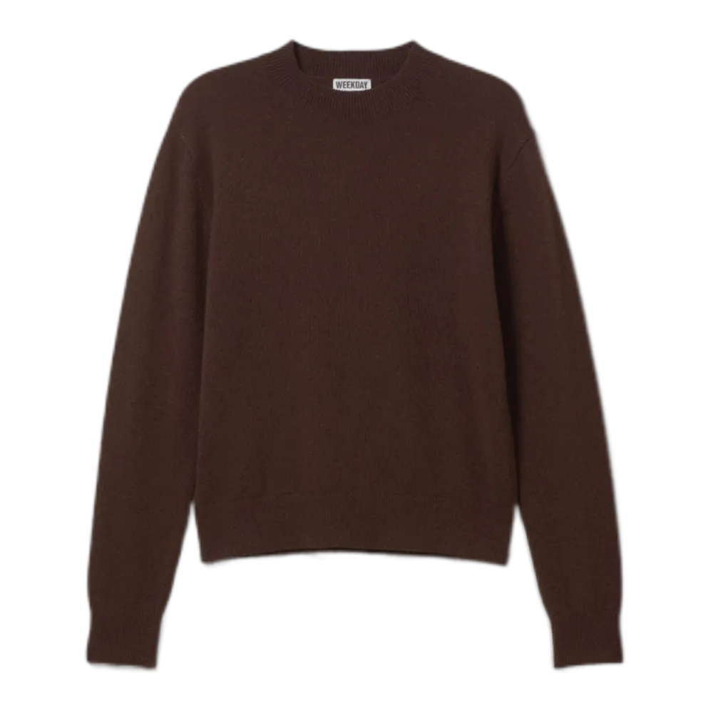 REGULAR FIT WOOL-BLEND CREW-NECK SWEATER