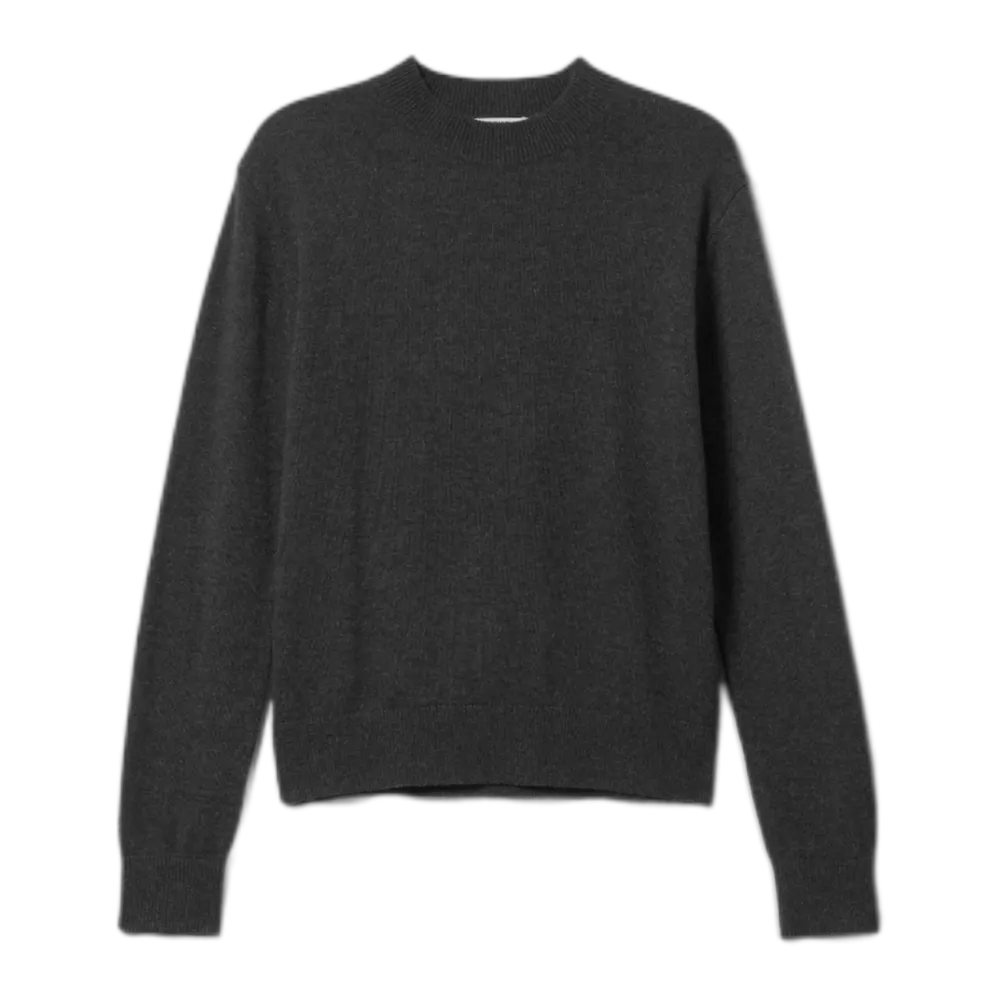 REGULAR FIT WOOL-BLEND CREW-NECK SWEATER