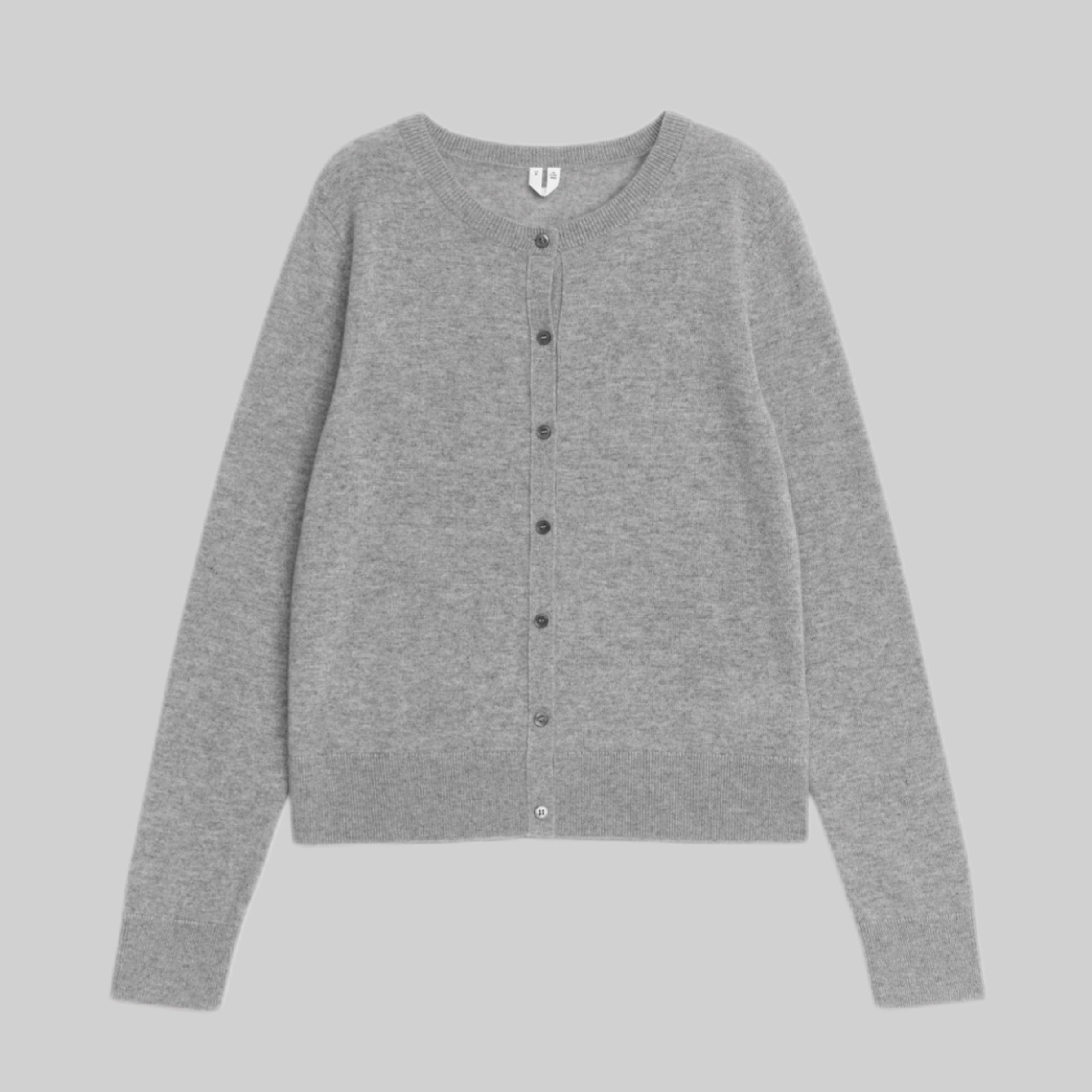 Arket knitwear, women, gray, frontside