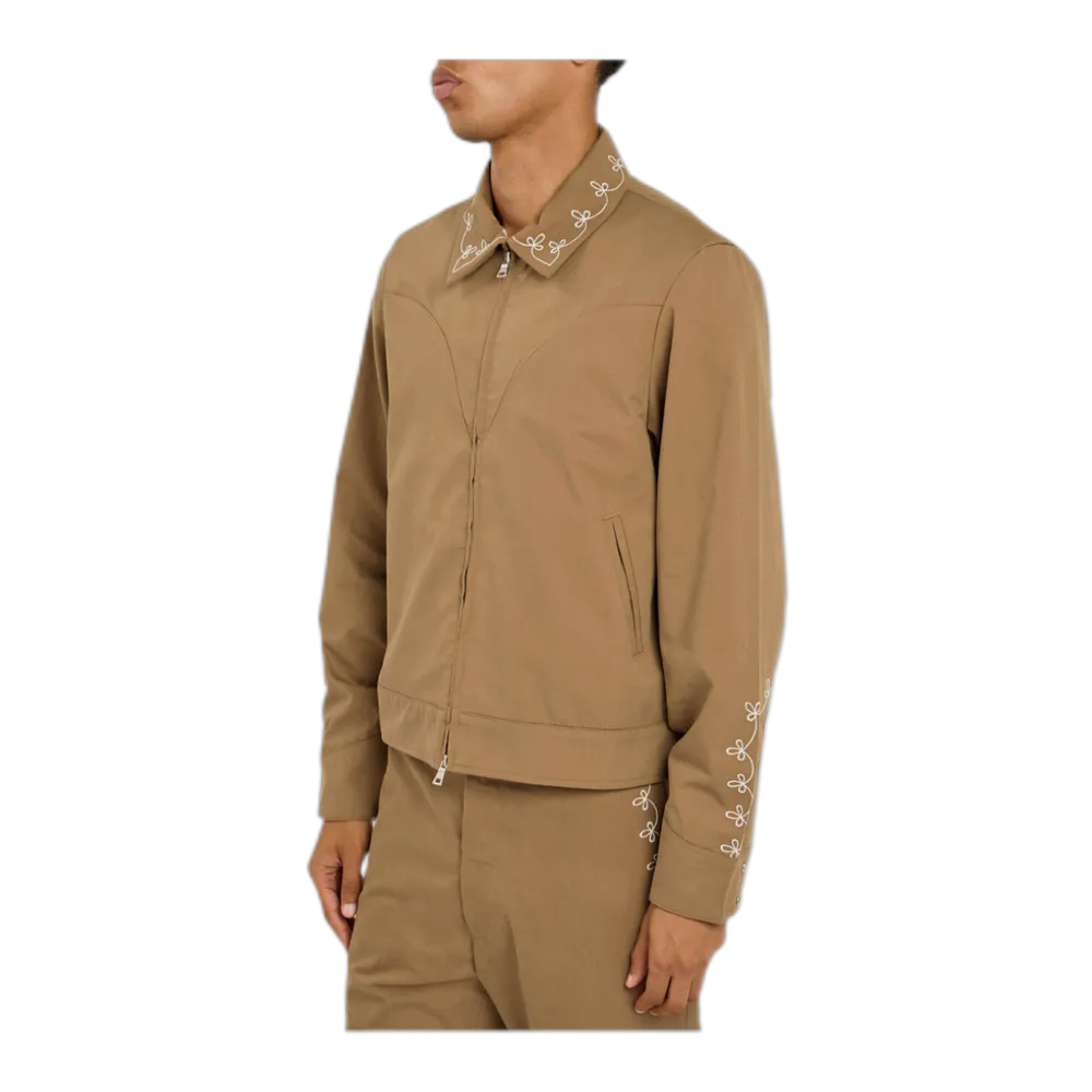 Charro embroidered cotton jacket