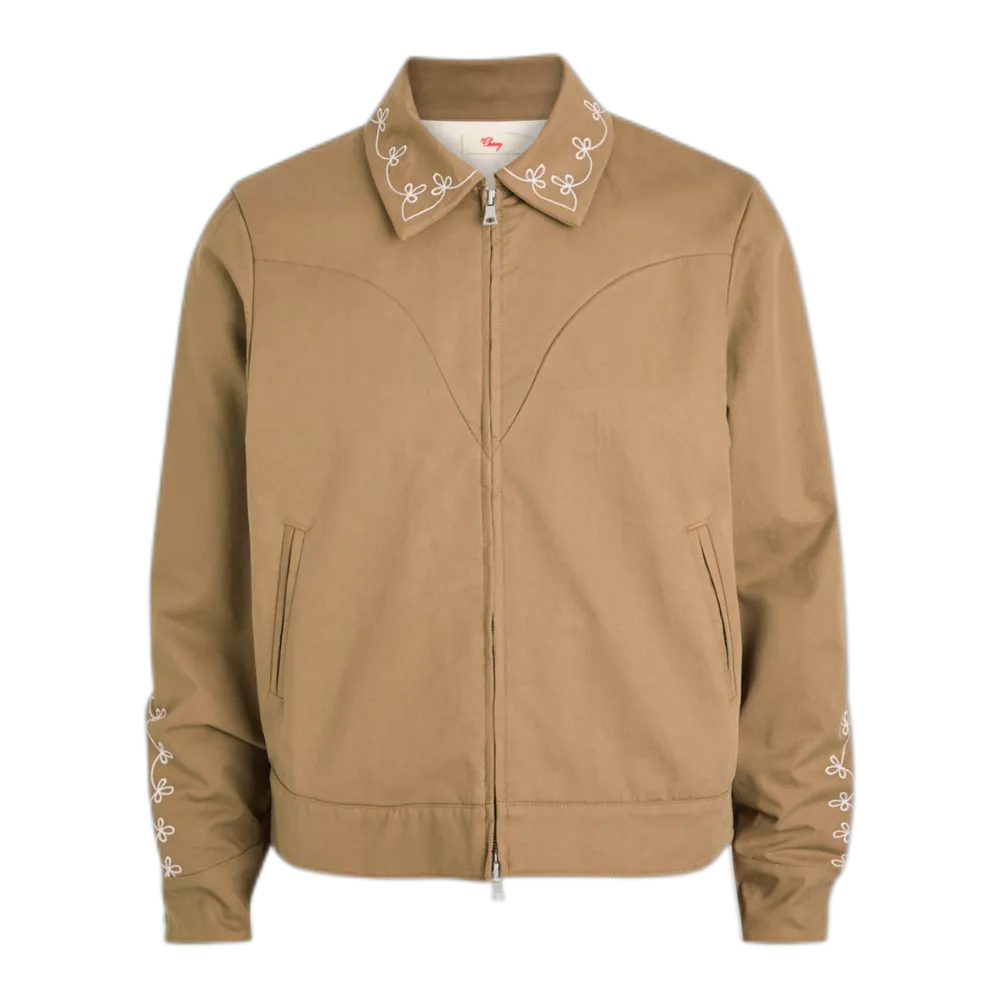Charro embroidered cotton jacket
