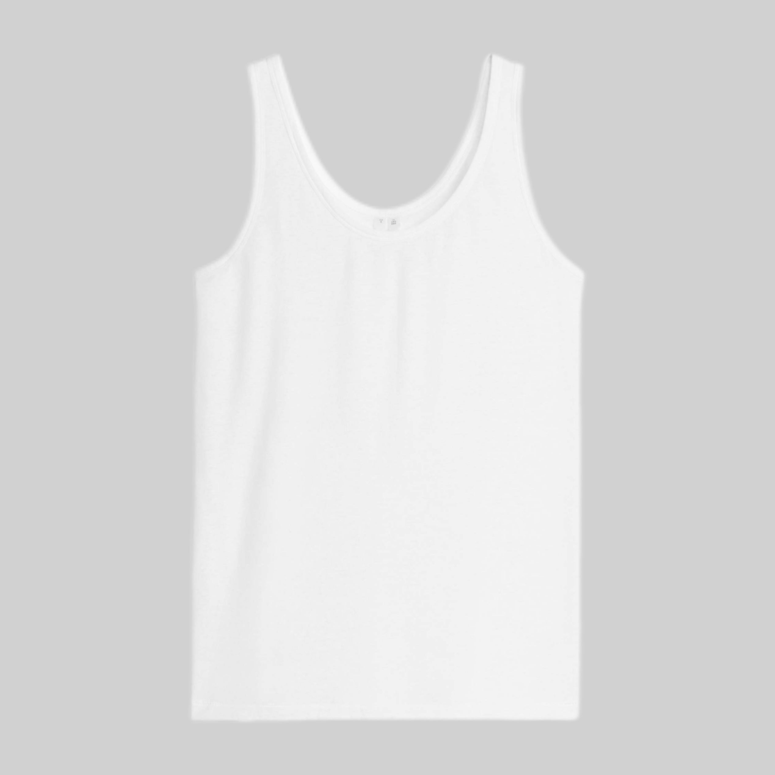 Arket top, women, frontside, white