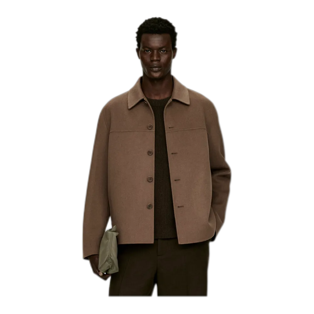 Double-Face Wool-Blend Jacket