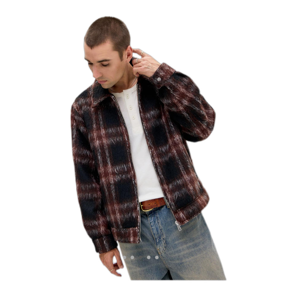 Nicolai Check Brushed Jacket