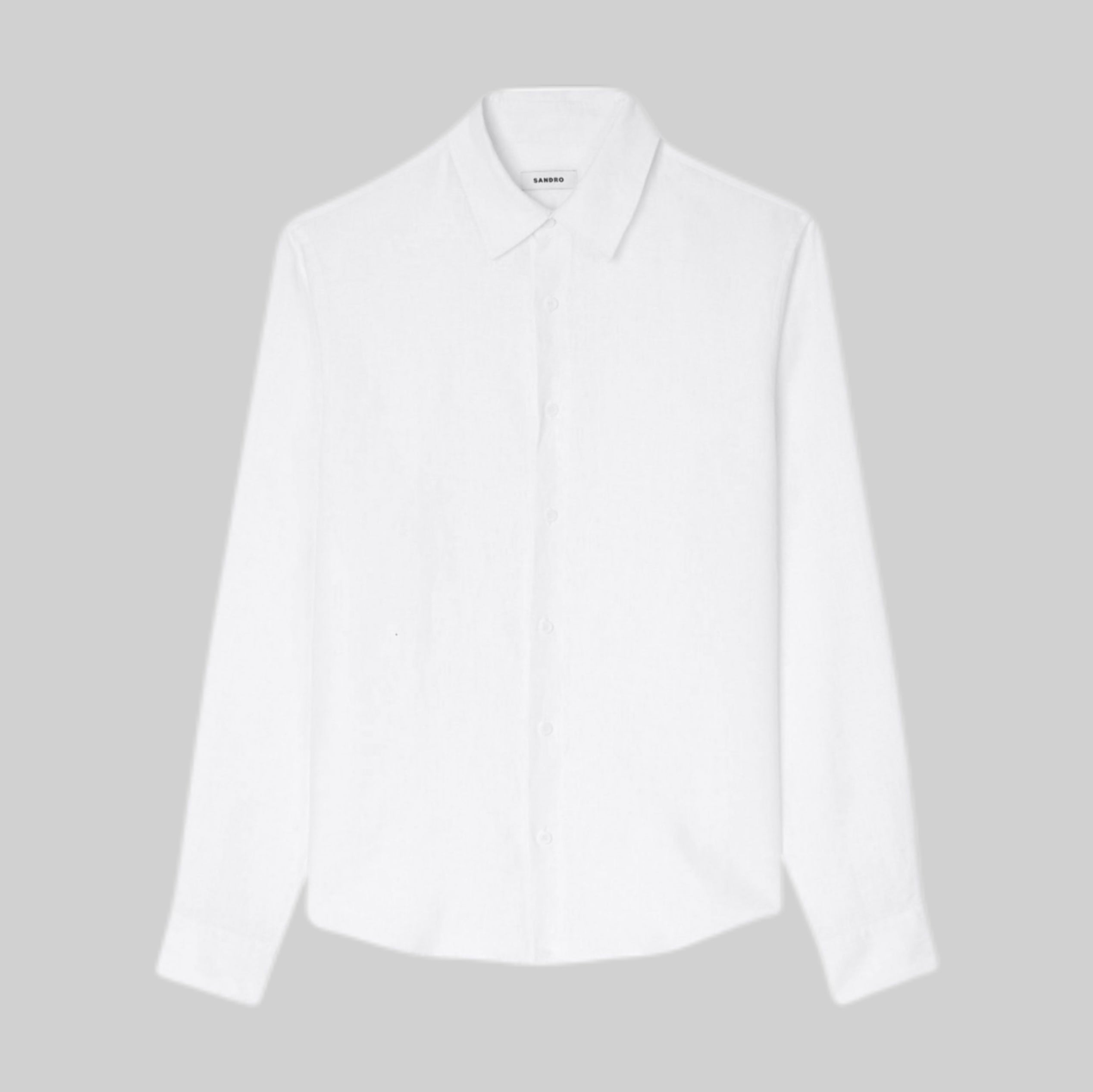 Sandro shirt, men, frontside, white