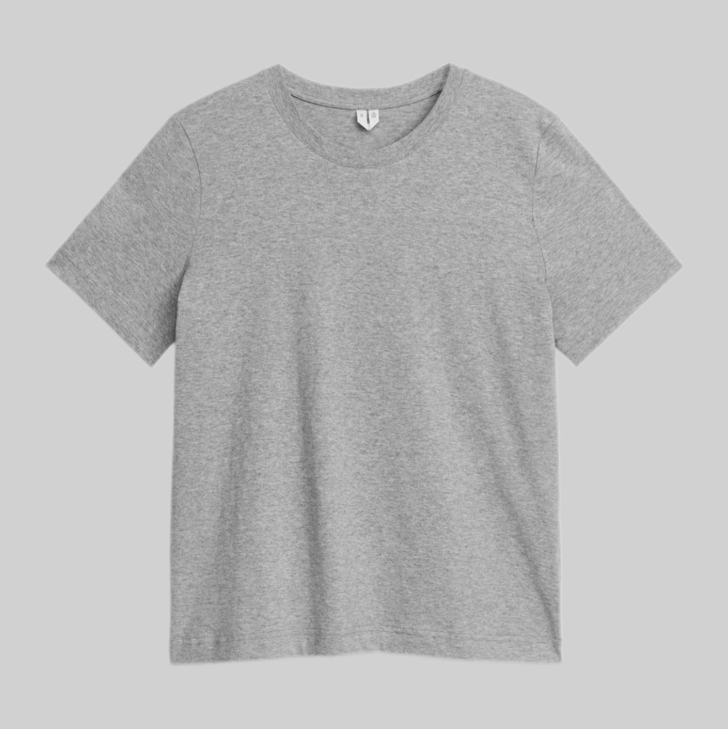 Arket t-shirt, men, frontside, gray, 