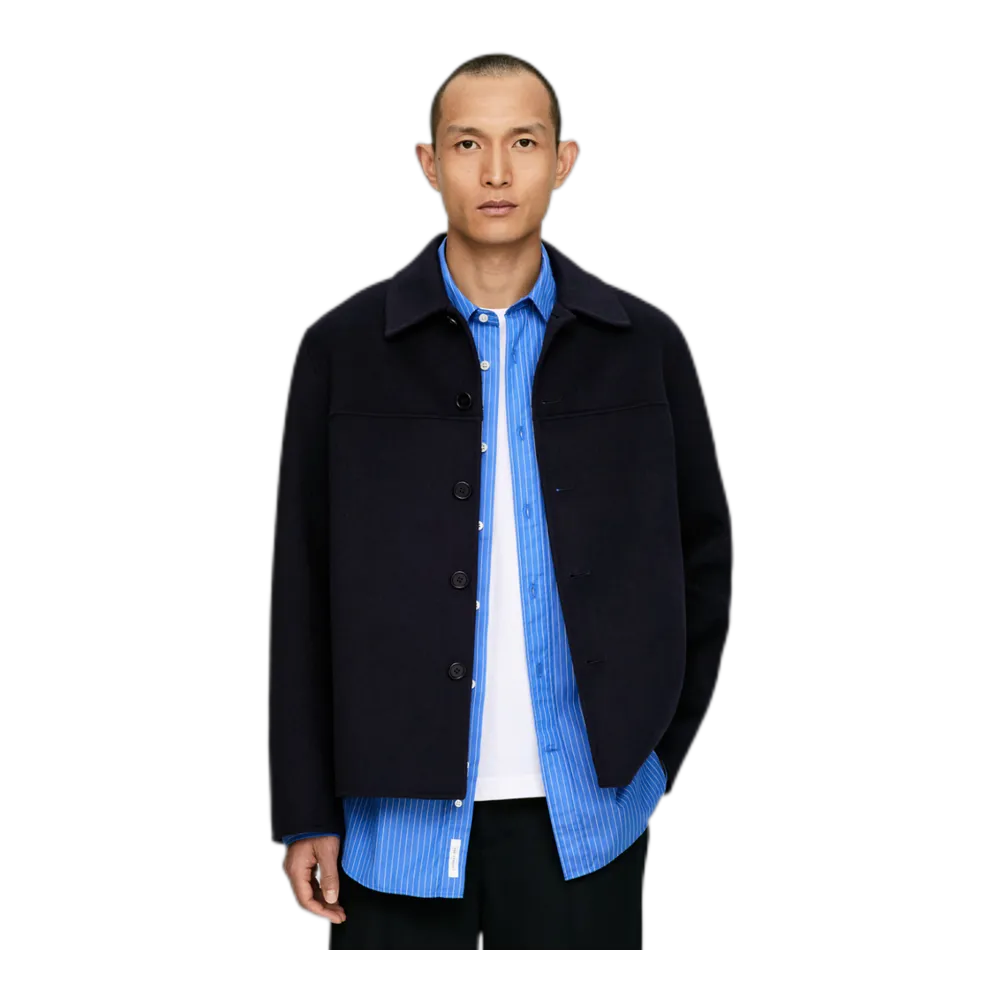 Double-Face Wool-Blend Jacket