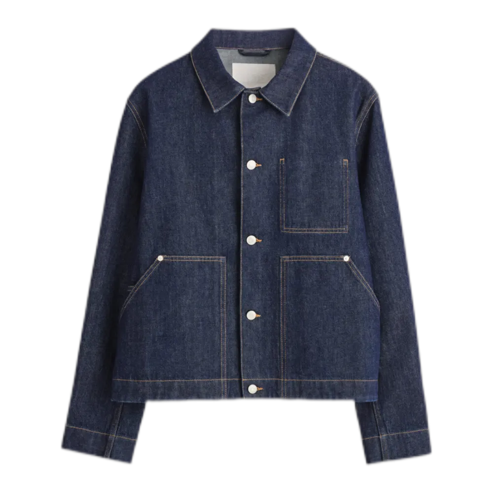 RINSED-DENIM JACKET