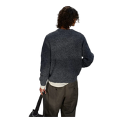 REGULAR KNITTED WOOL-BLEND SWEATER