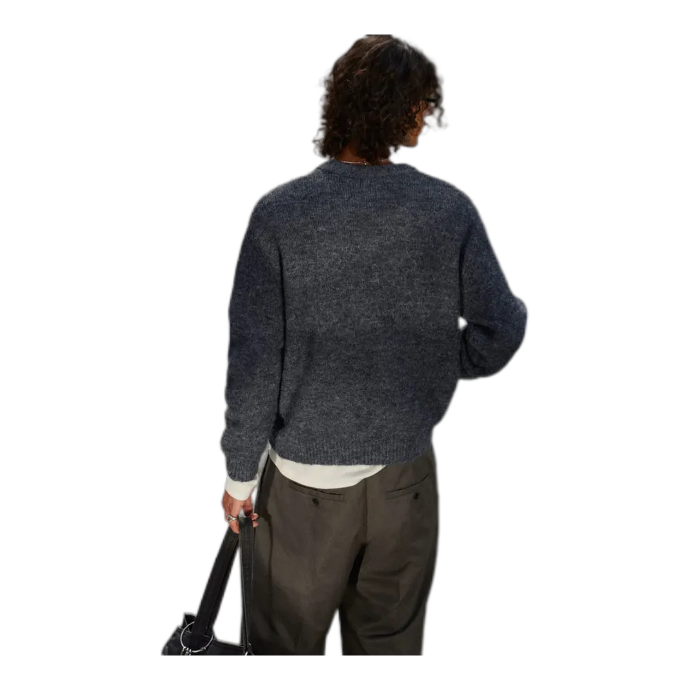 REGULAR KNITTED WOOL-BLEND SWEATER