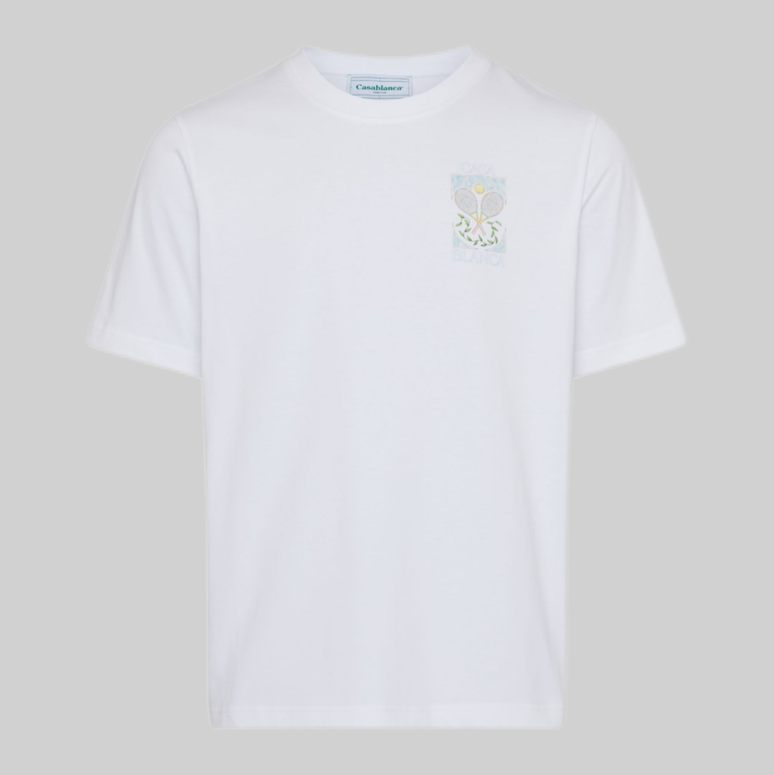 CASABLANCA t-shirt, men, frontside, white