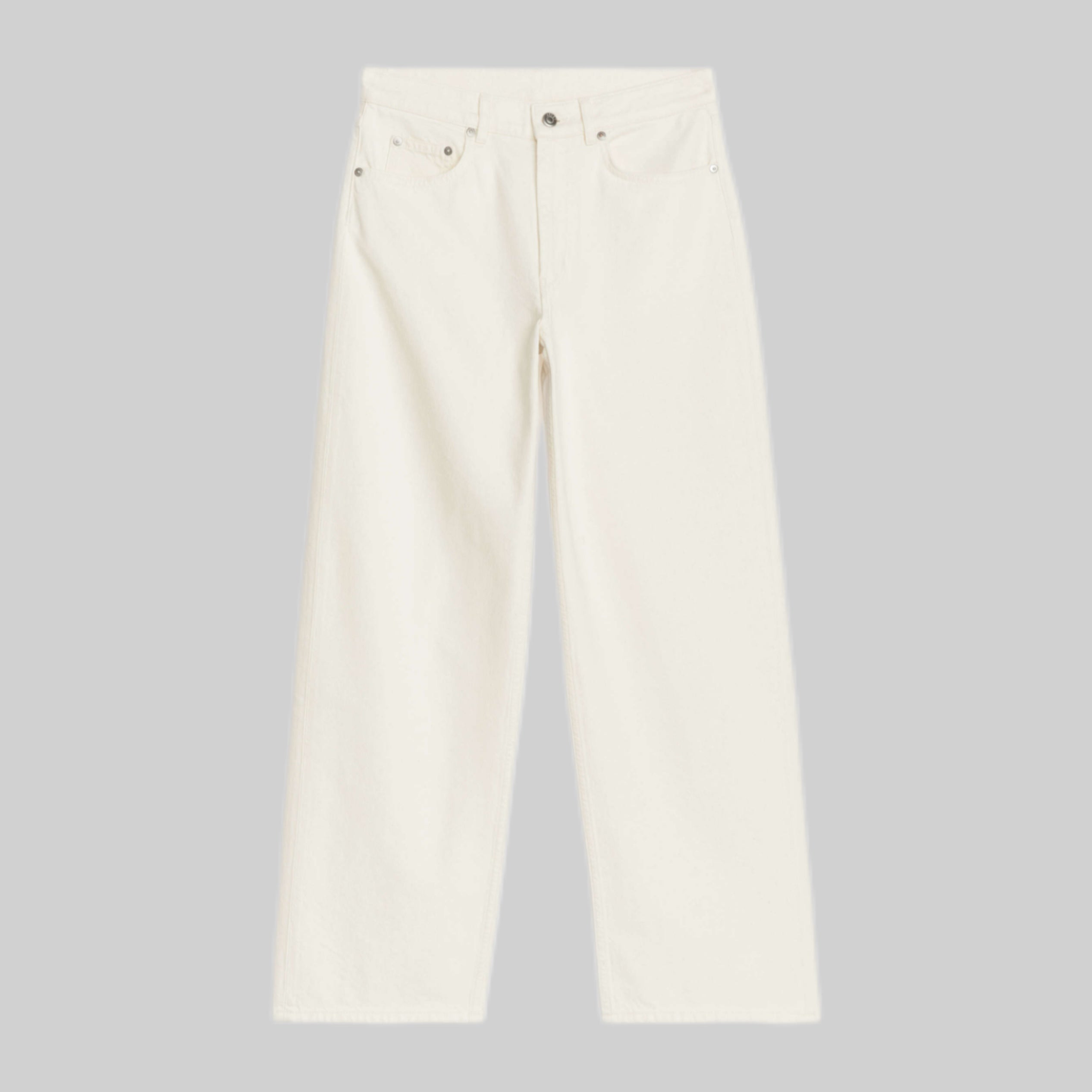 Arket jeans, women, frontside, white