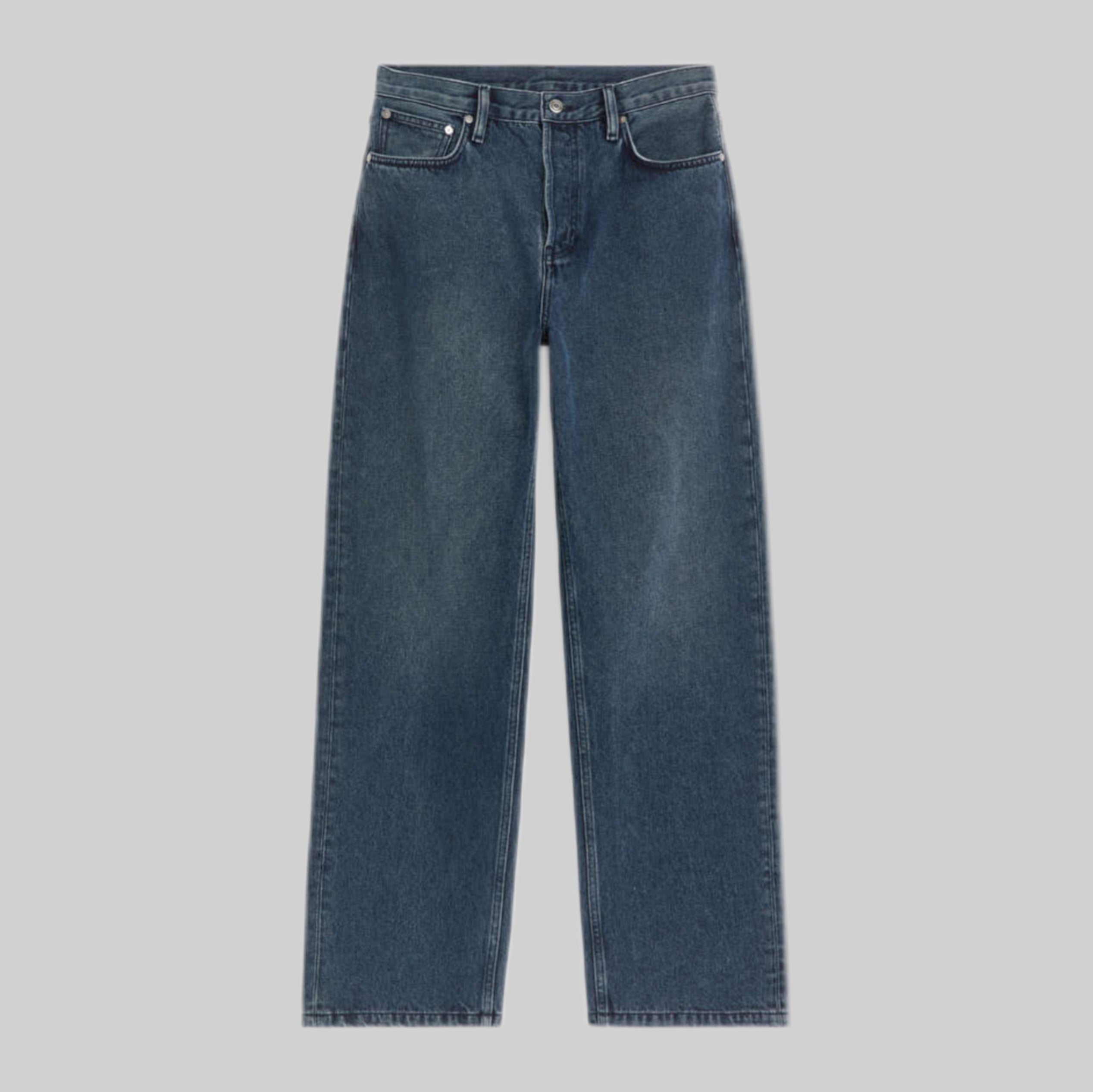 Arket jeans, men, frontside, blue