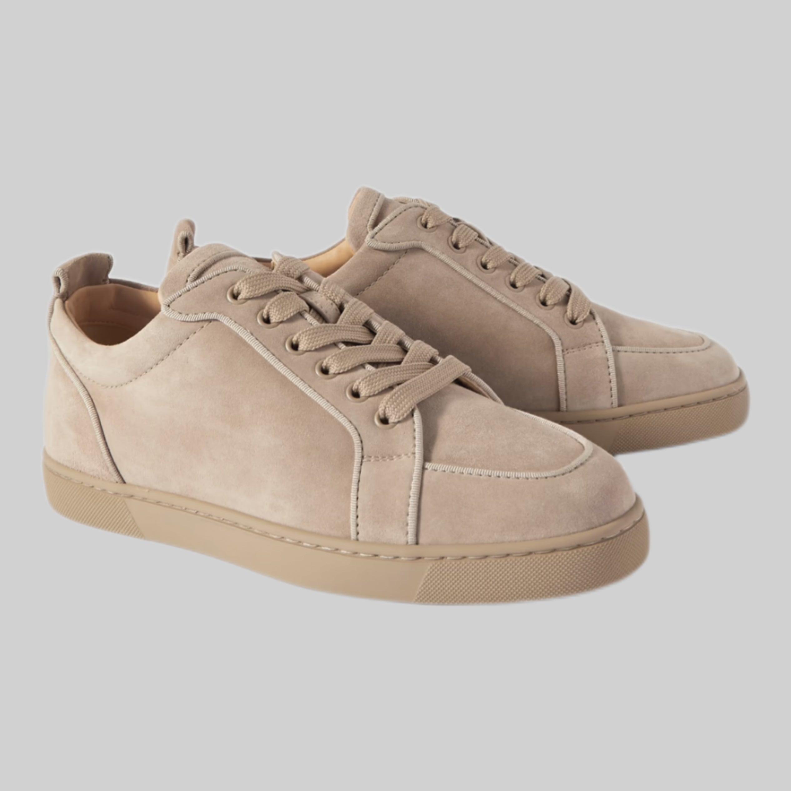 CHRISTIAN LOUBOUTIN sneakers, men, frontside, beige