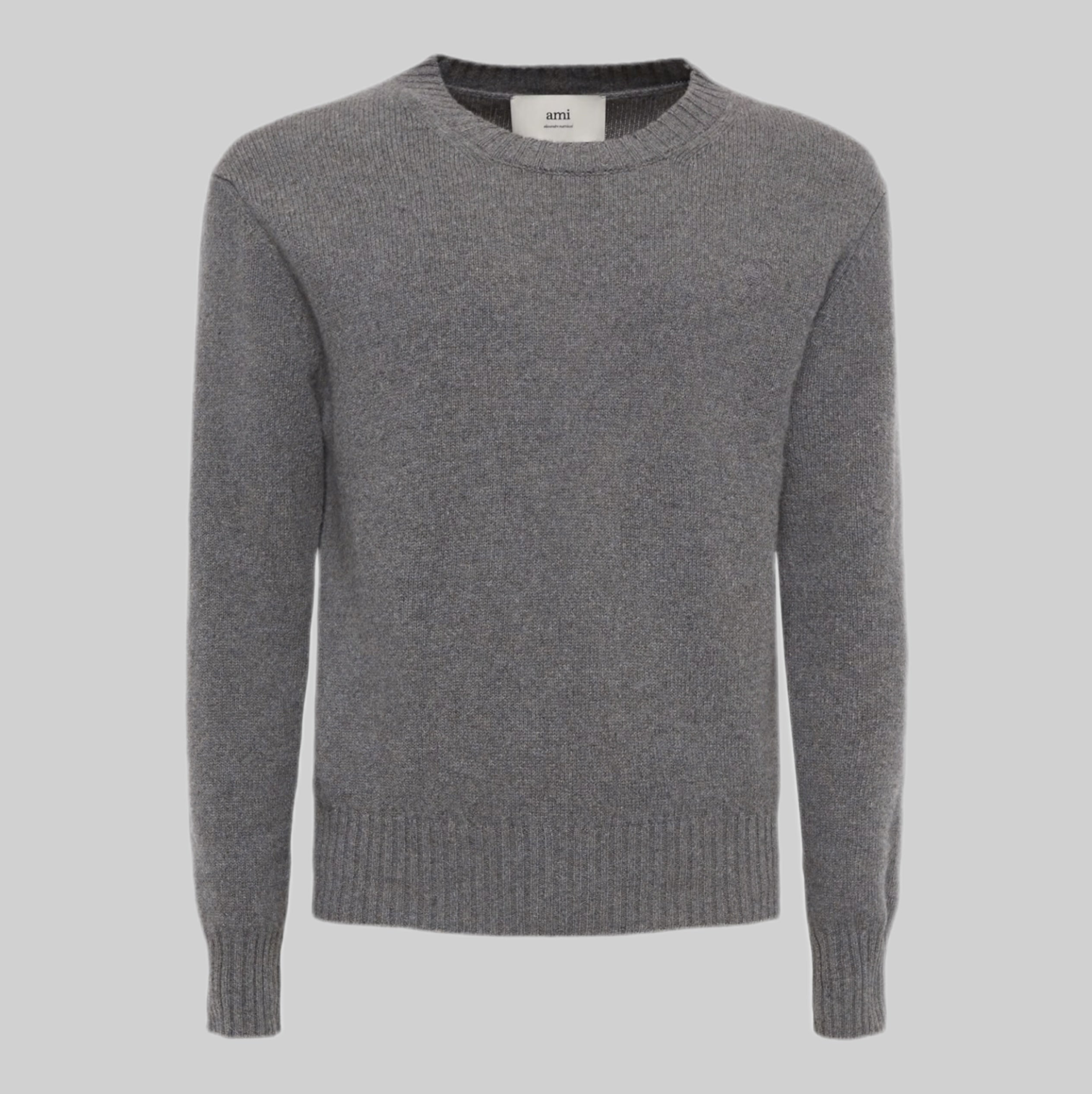 Ami Paris knitwear, men, frontside, gray