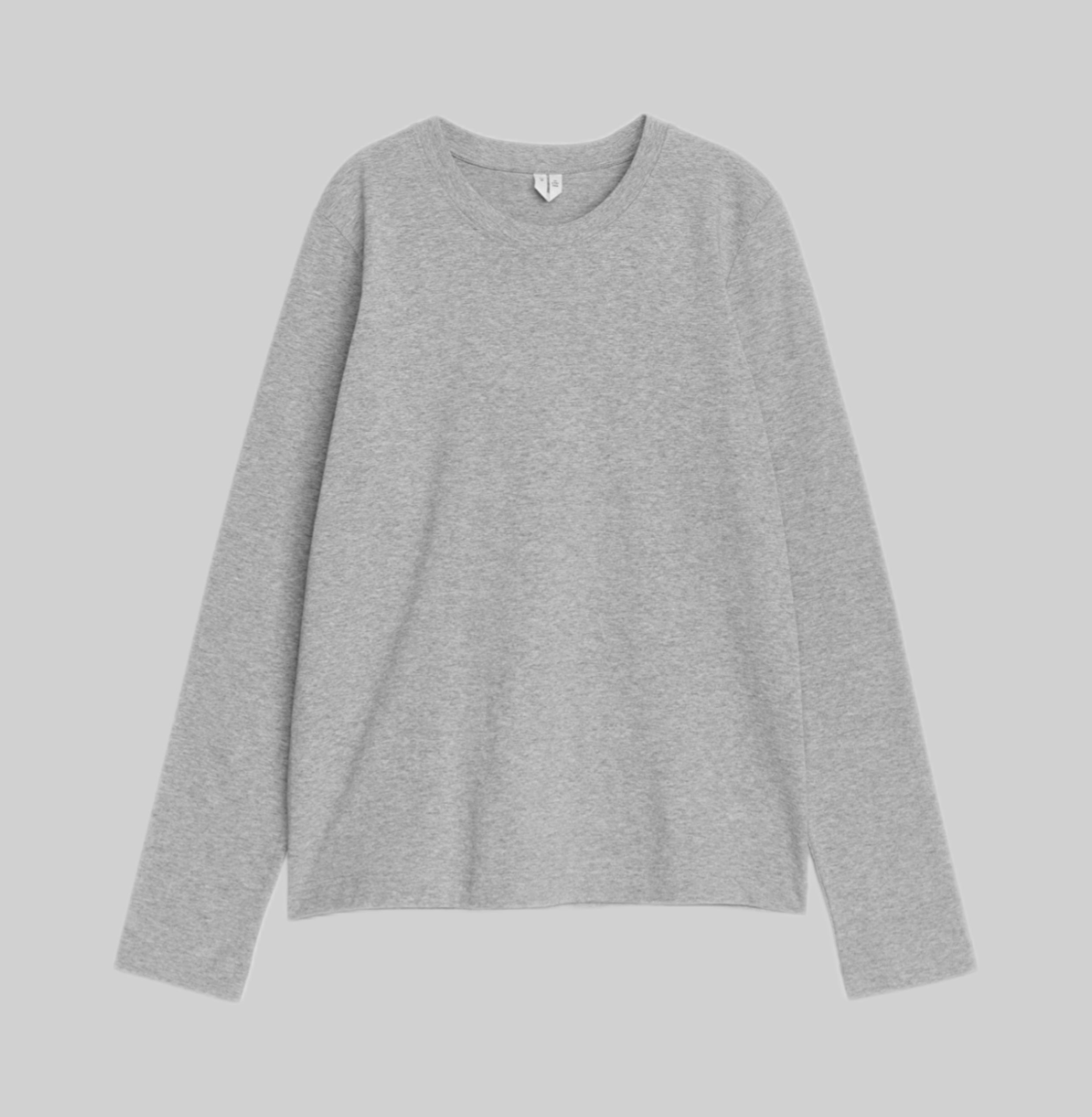 Arket top, women, frontside, gray