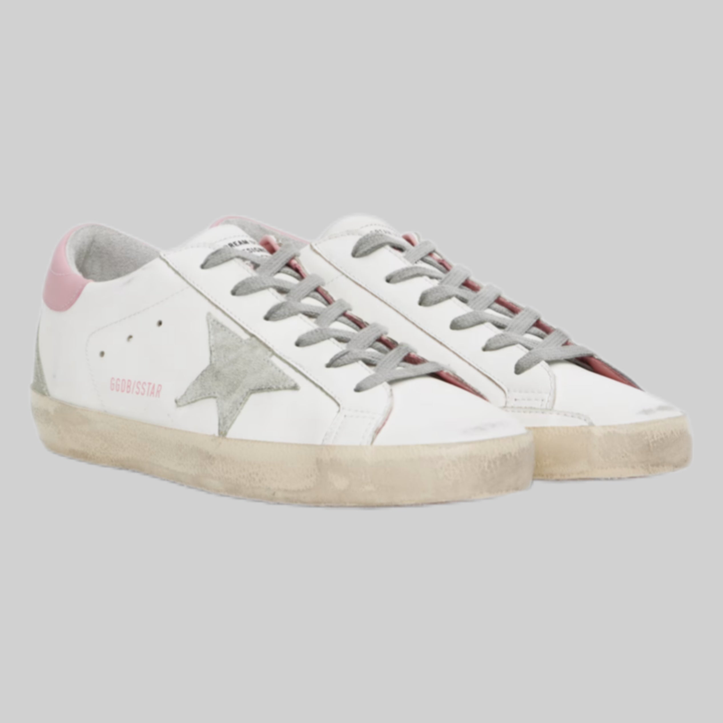 Golden Goose sneakers, women, pink, white, frontside