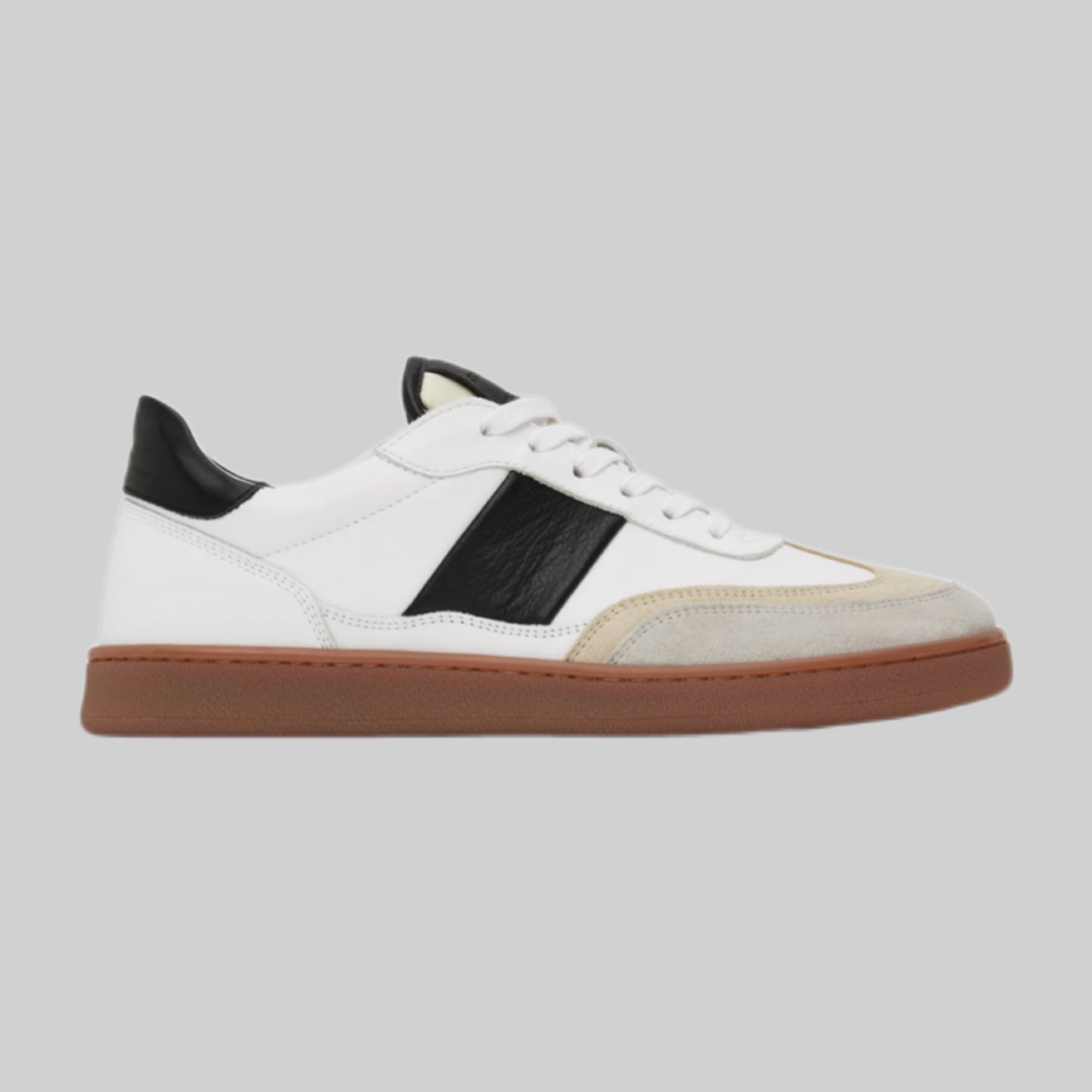 COLLEGIUM sneakers, men, frontside, white and black