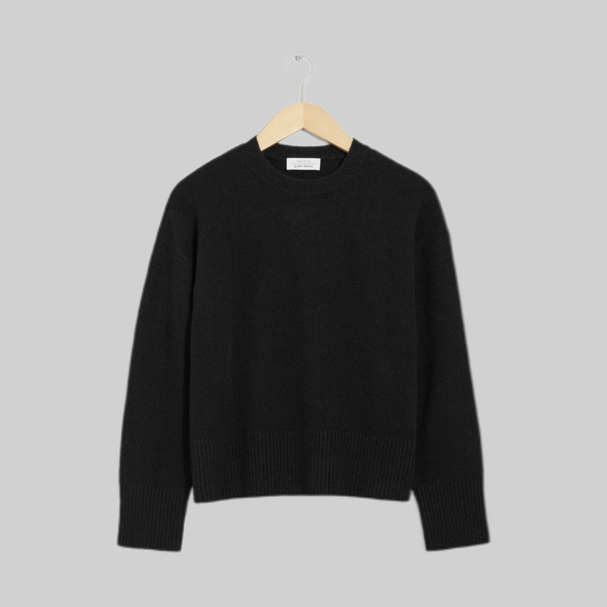 & Other Stories knitwear, women, frontside, black