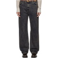 Navy Rolling Acid Jeans