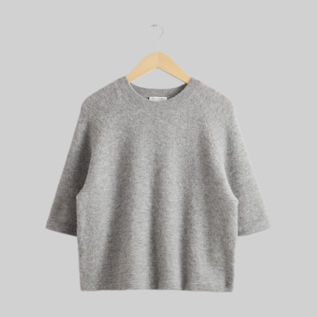 & Other Stories top, women, frontside, gray