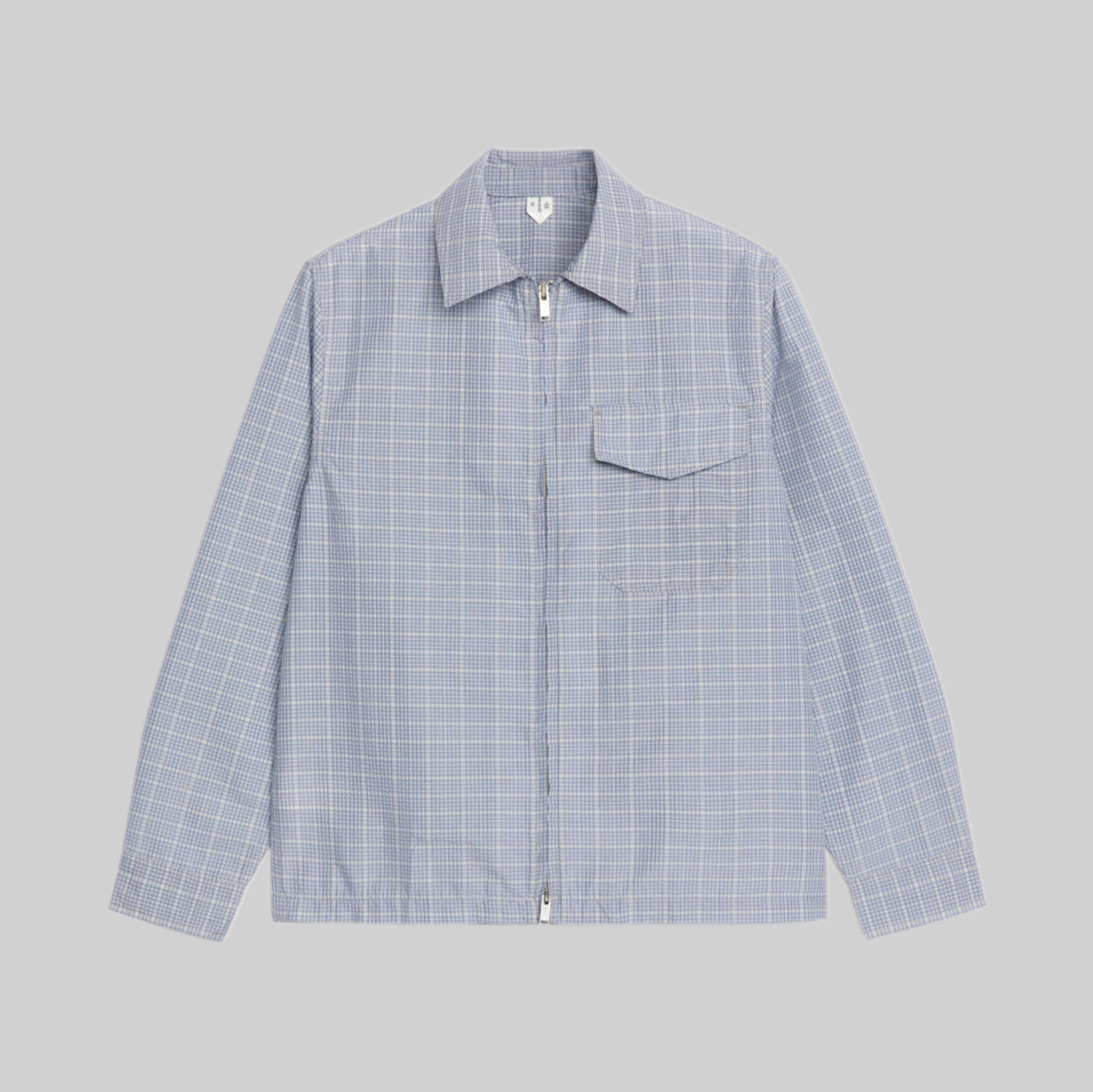 Arket shirt, men, frontside, blue