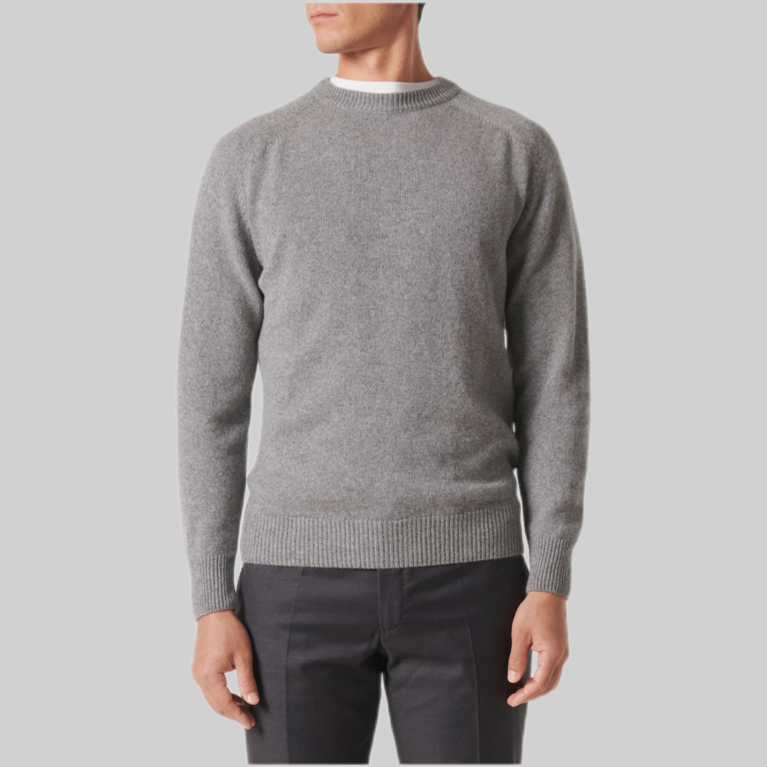 Cashmere Sweater - Light Grey