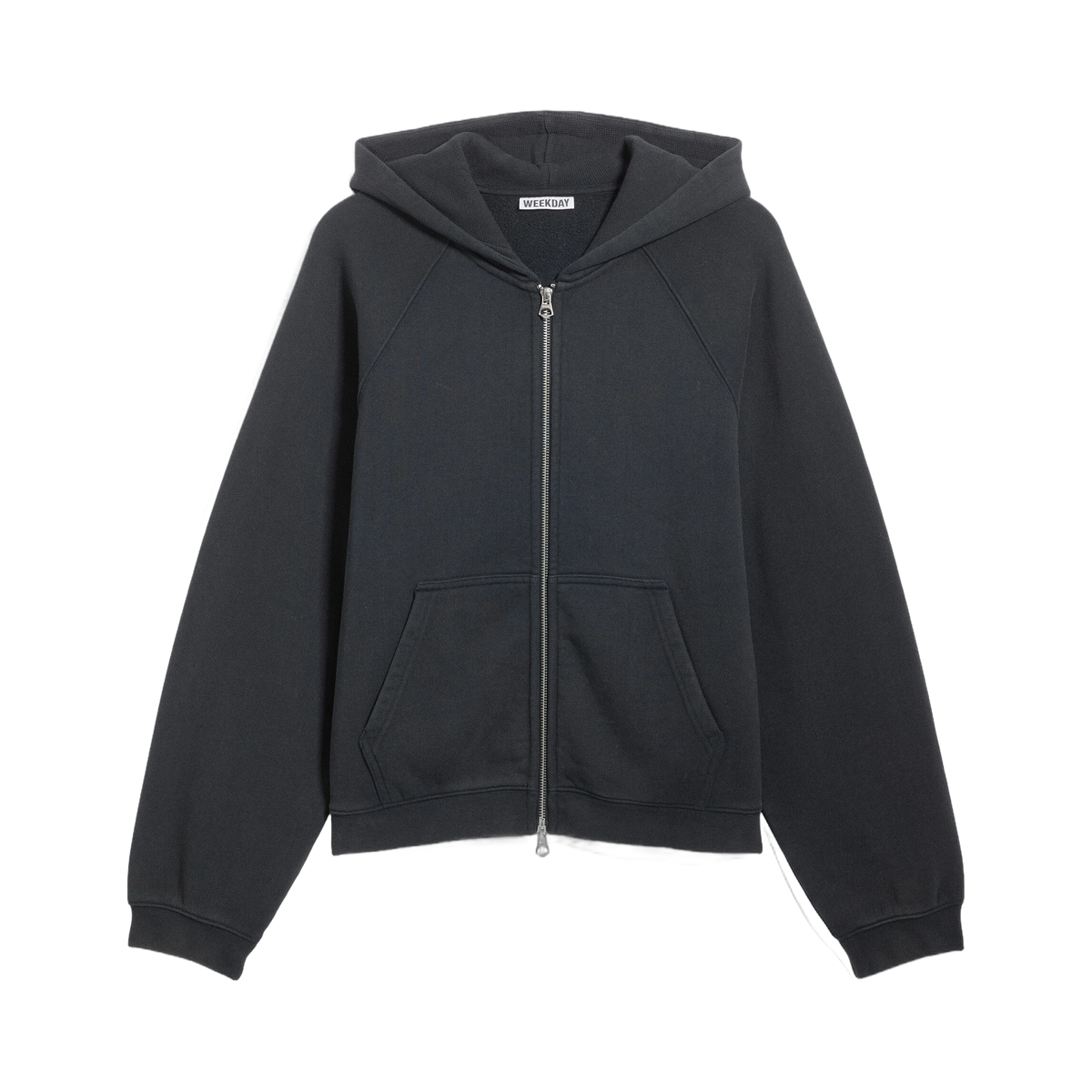 Weekday Relaxed Raglan Zip Hoodie