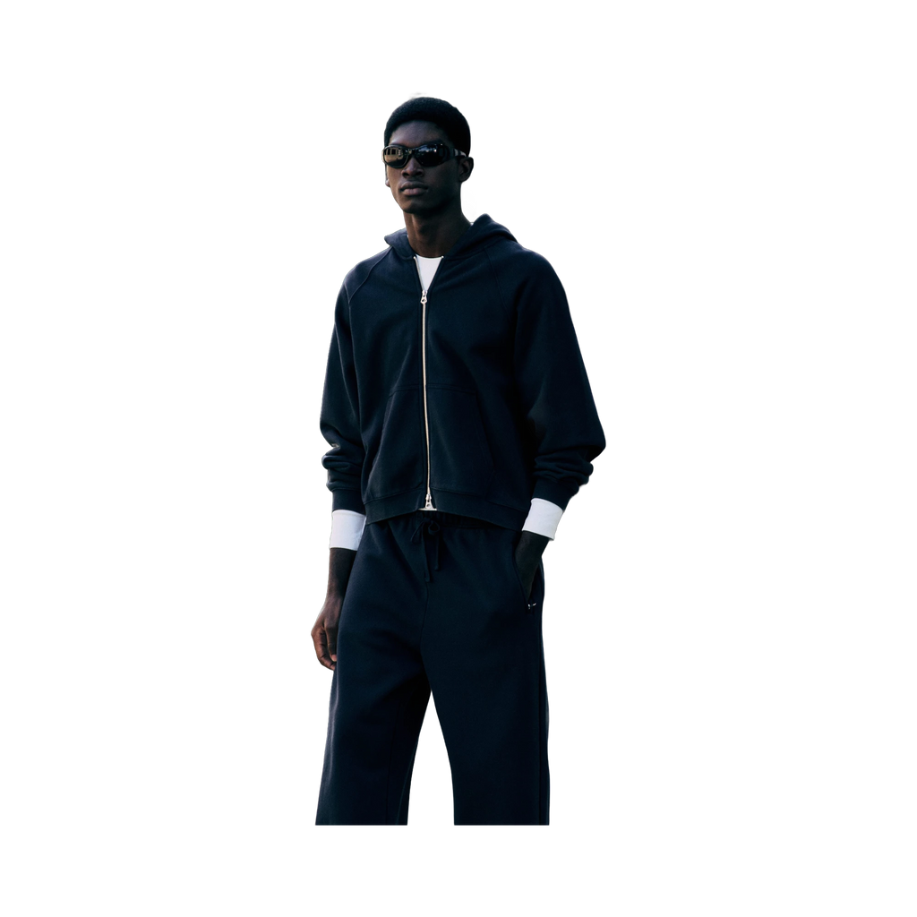 Weekday Relaxed Raglan Zip Hoodie