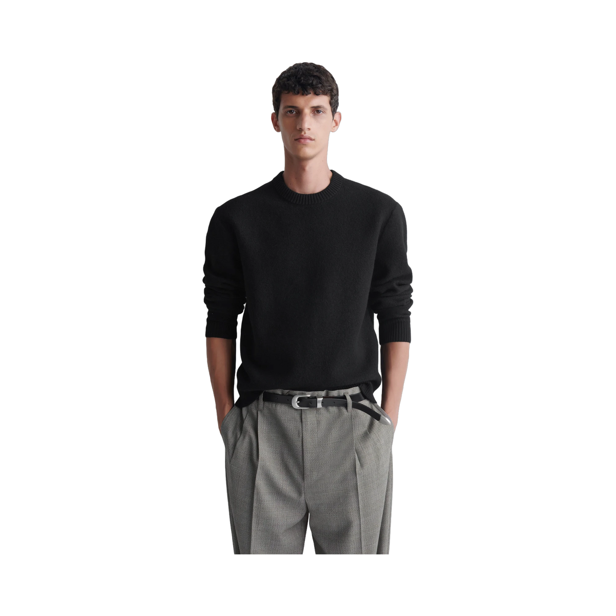COS Boiled Merino Wool Crew-Neck Jumper