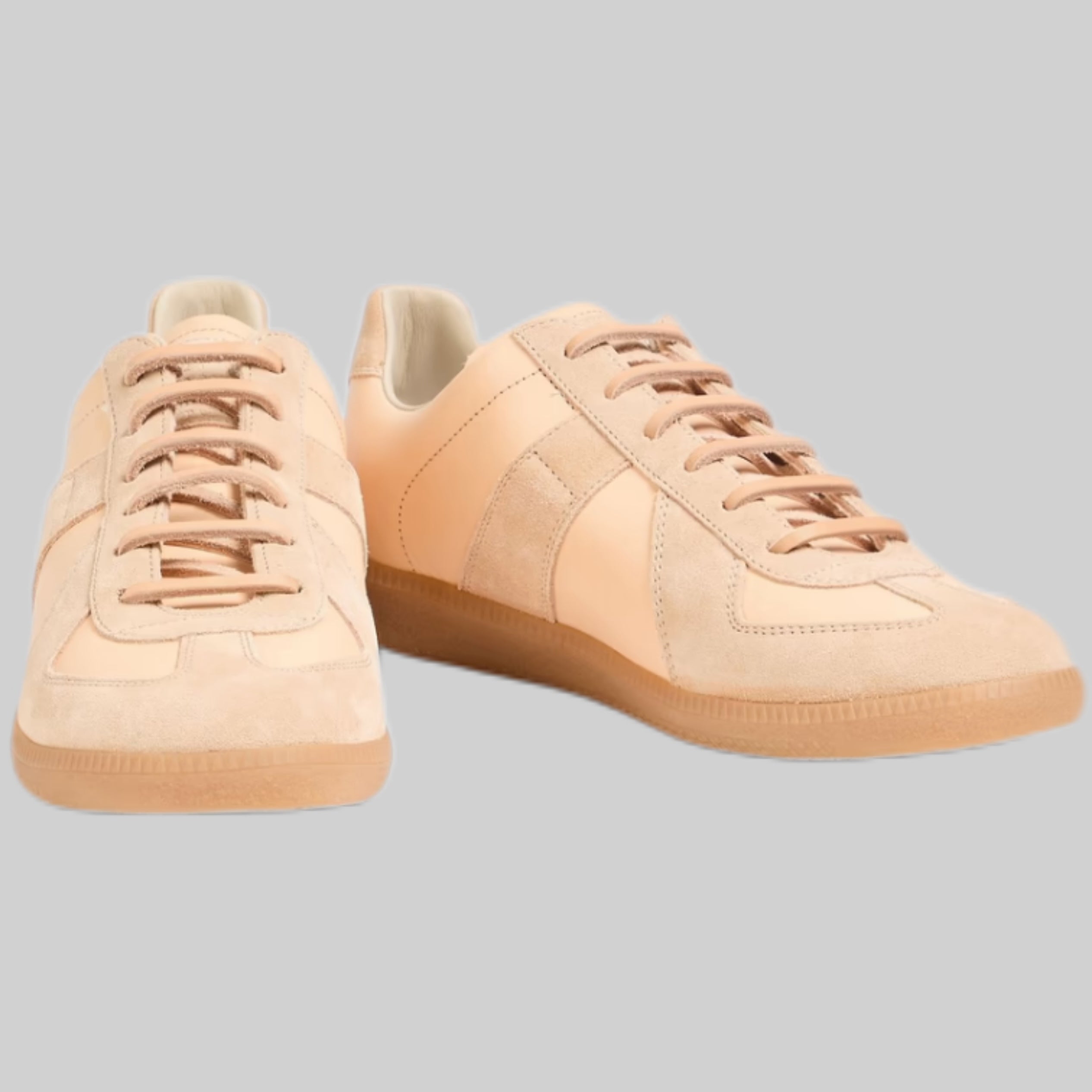 Leather and Suede Sneakers
