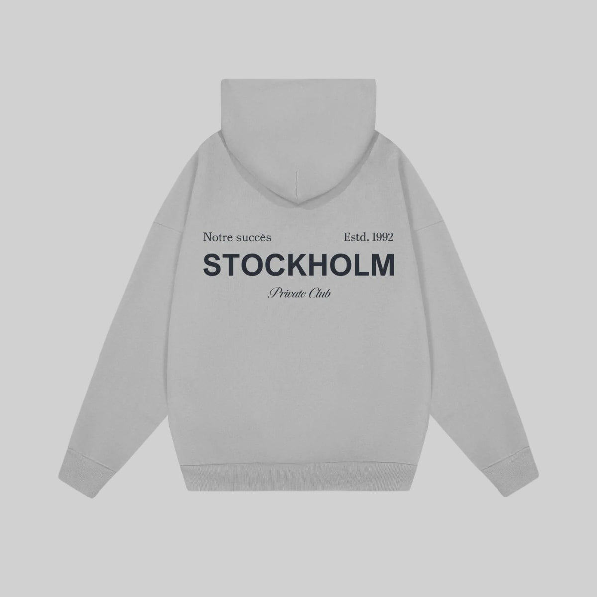 STOCKHOLM PRIVATE CLUB HOODIE - LUXURY ESSENTIAL