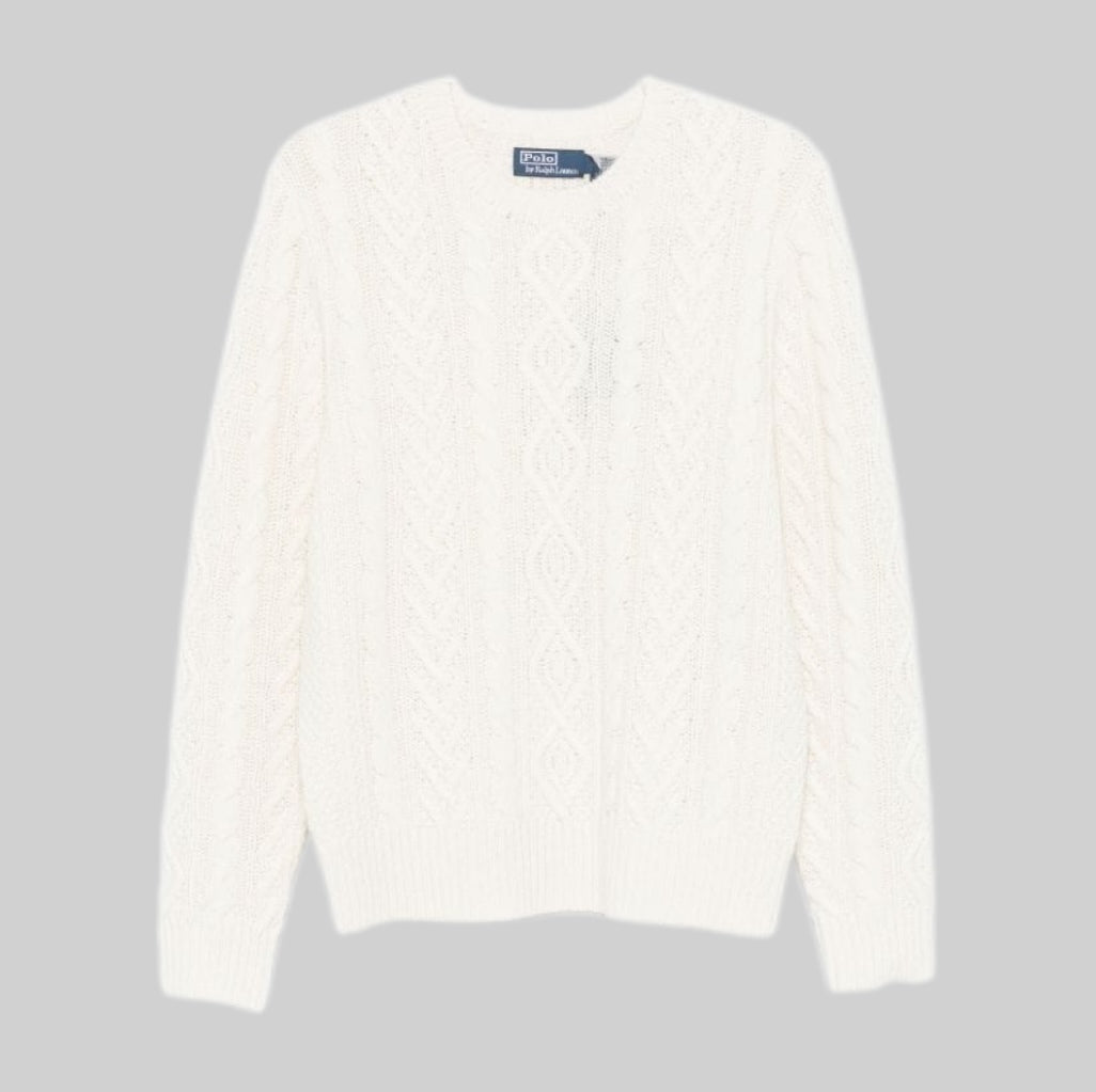 Fisherman's Sweater - Cream White