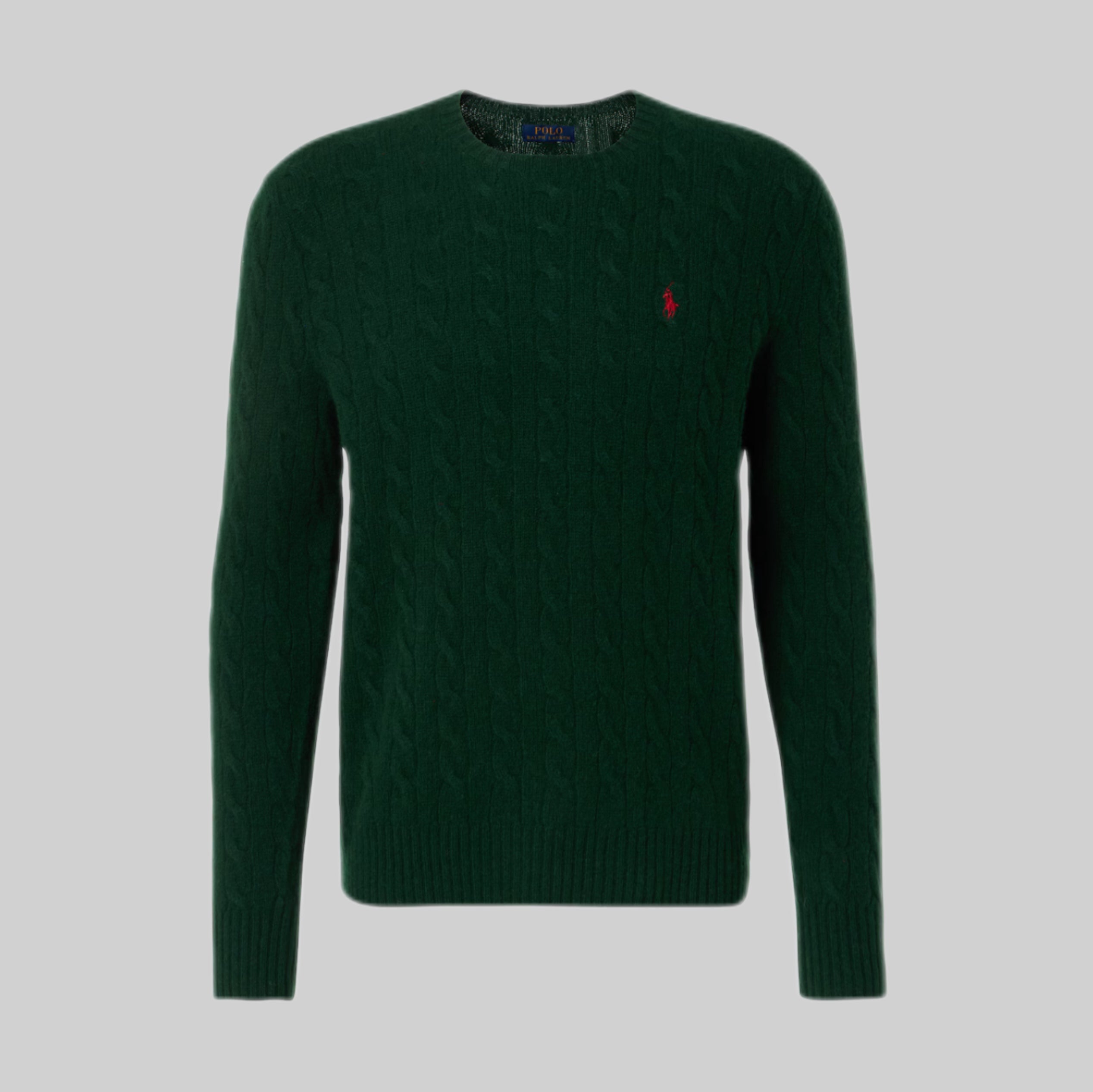 Wool and Cashmere Sweater - Moss Agate