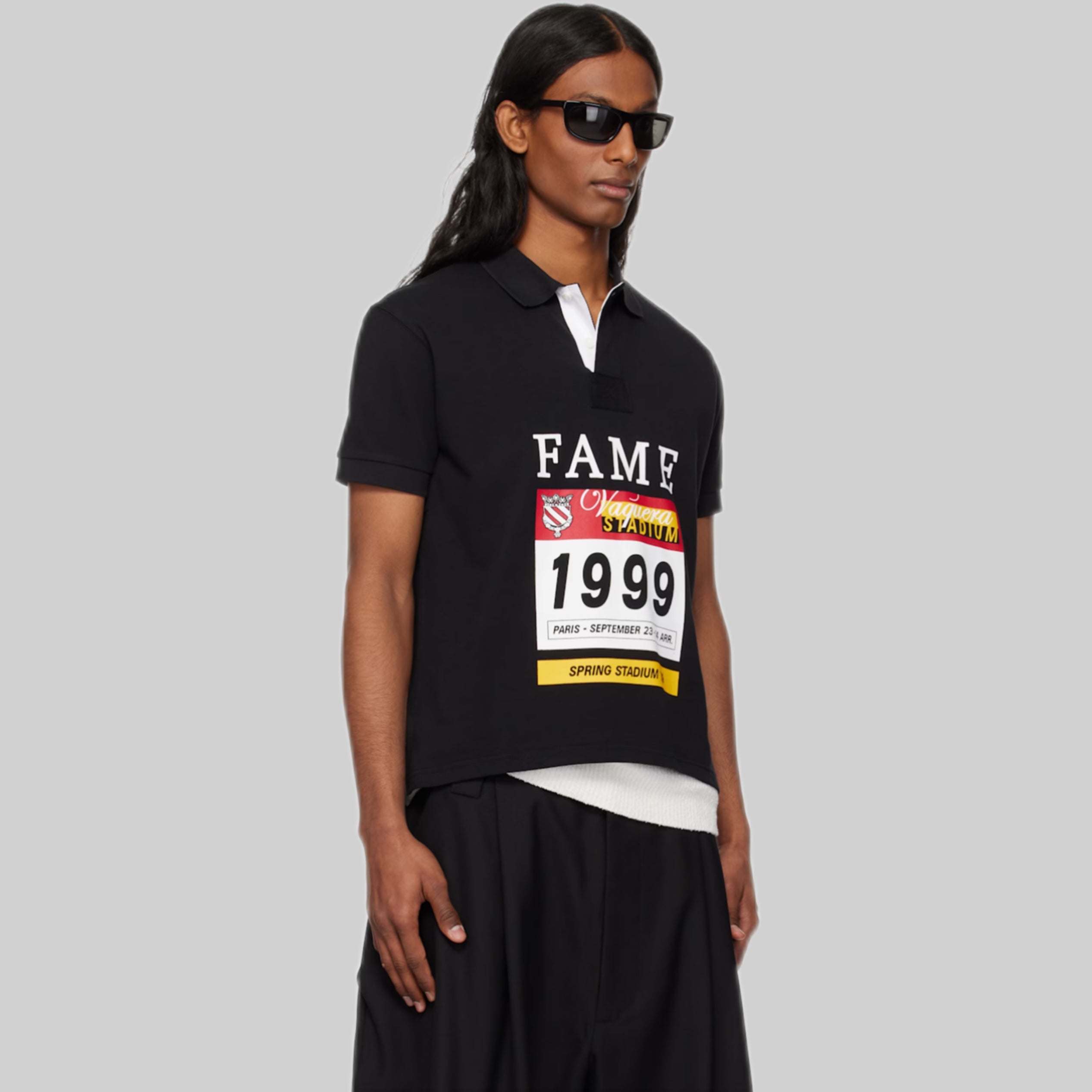 Black 'Vaquera' Polo