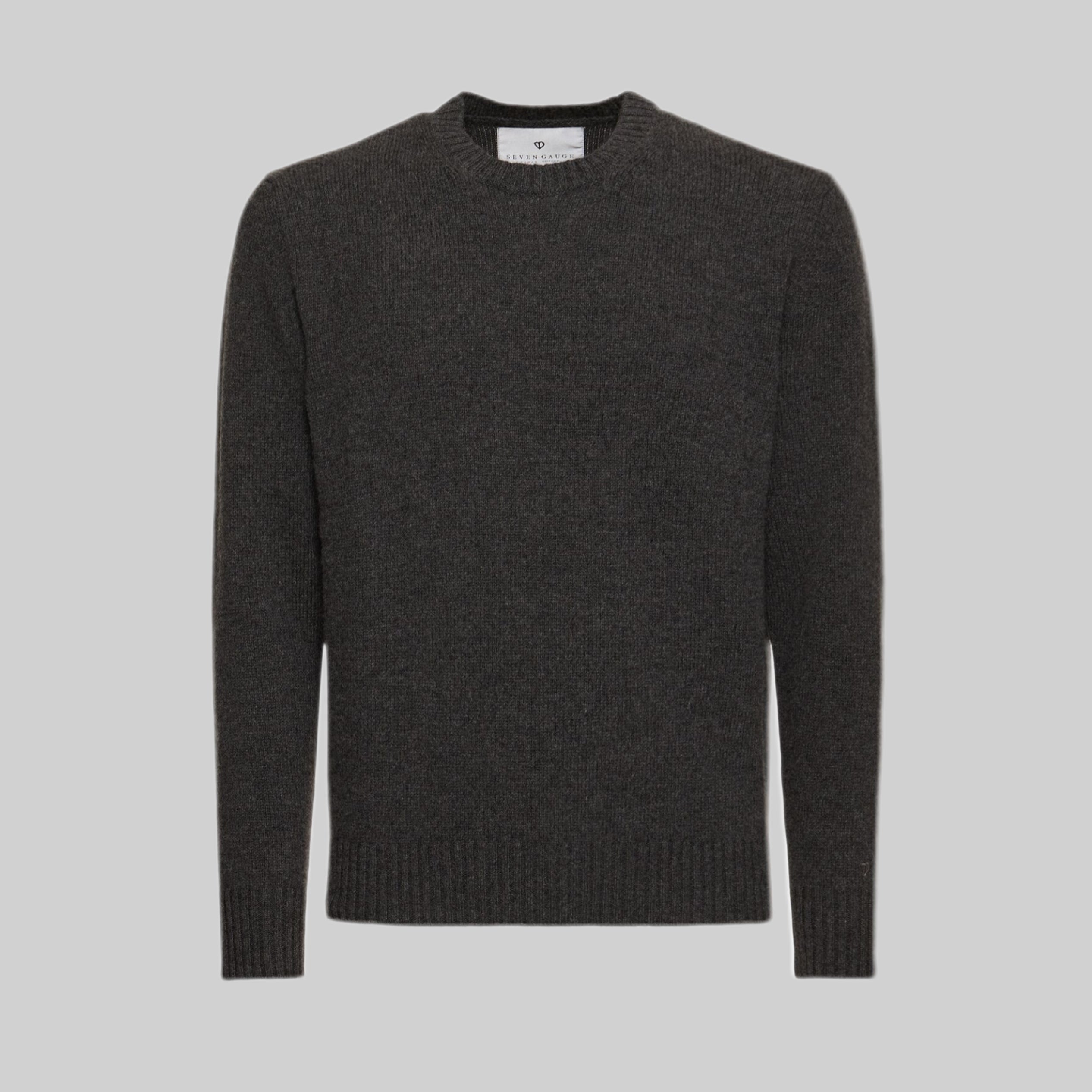 Wool Crewneck Sweater - Grey