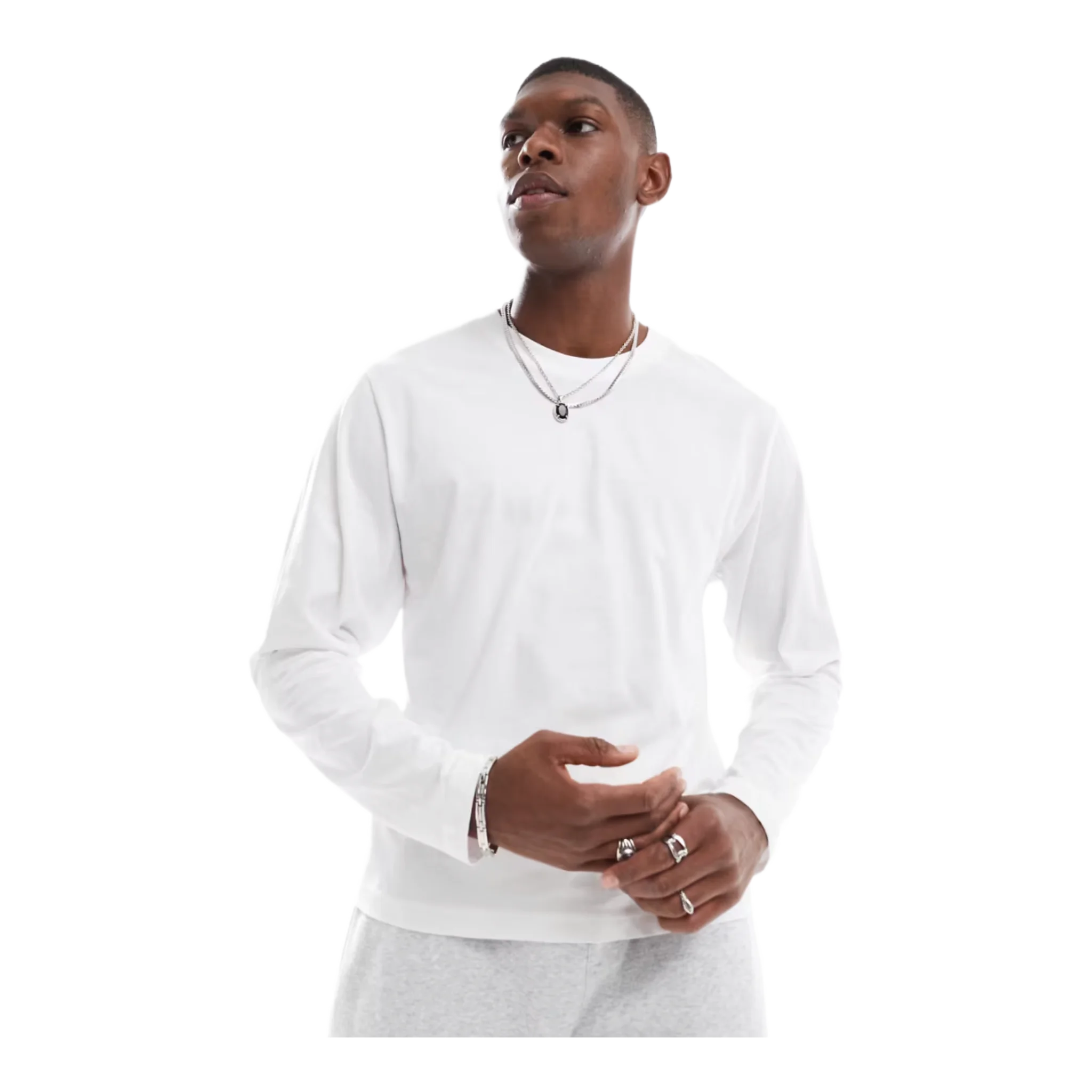long sleeve t-shirt in white