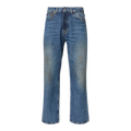 Third Cut distressed wide-leg jeans