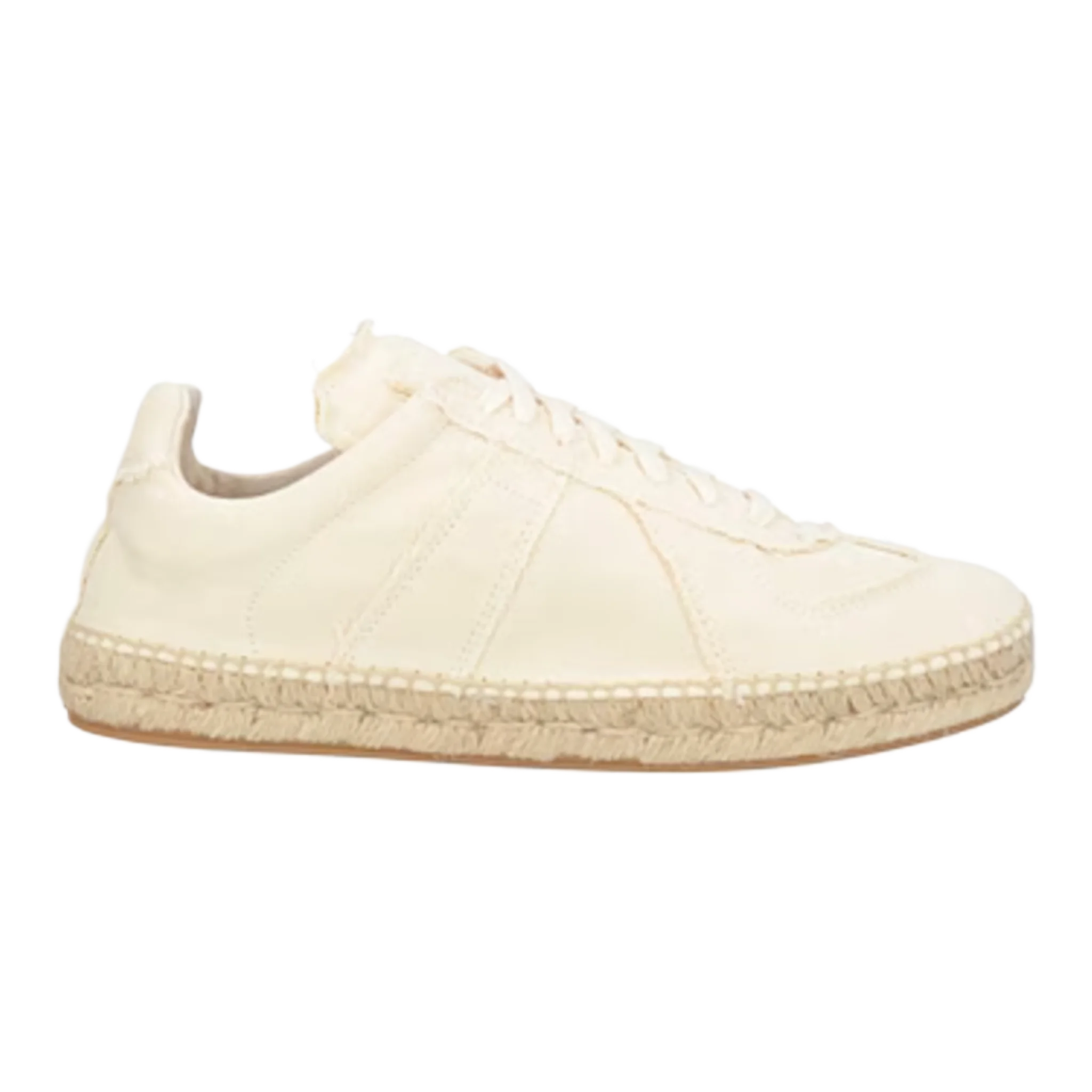 Espandrilles low top off white