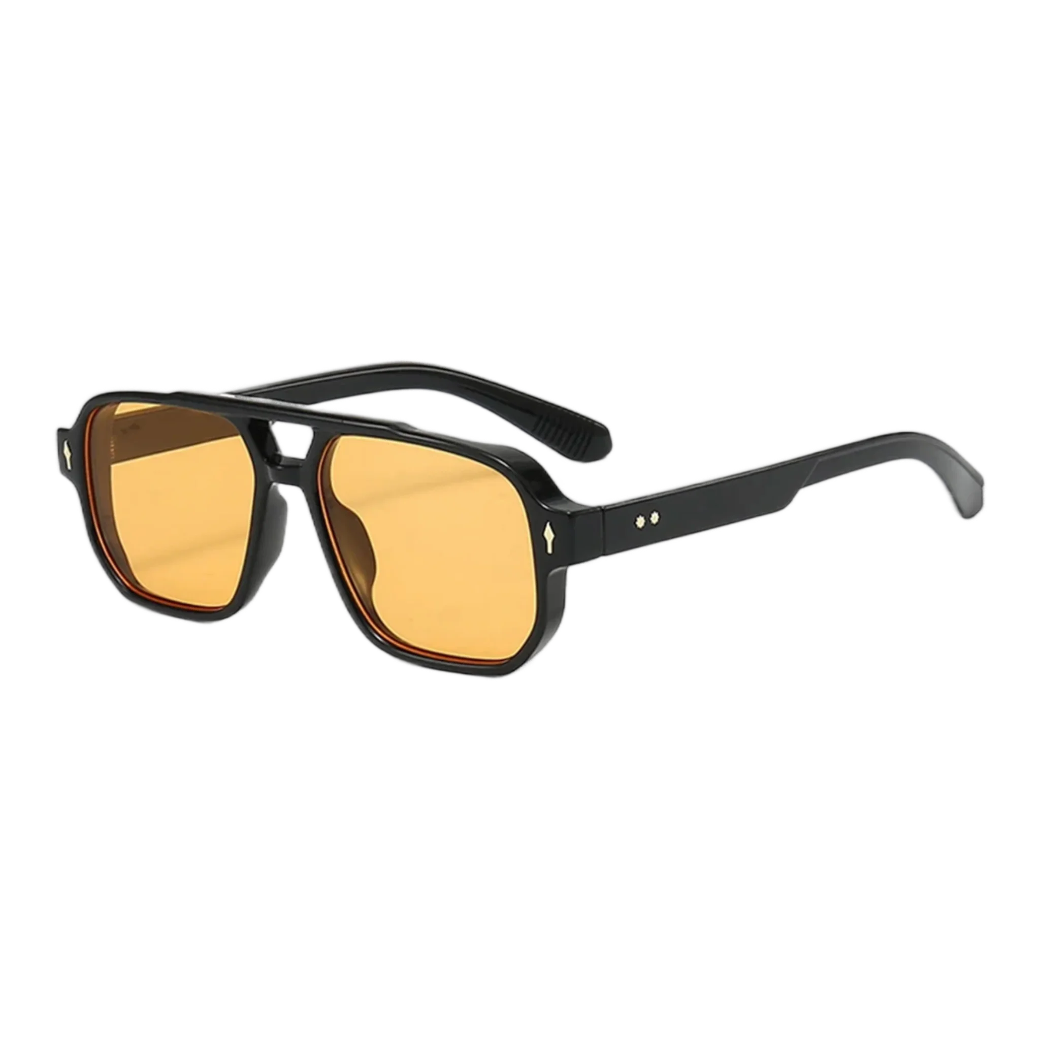 Akile Glasses Black Orange