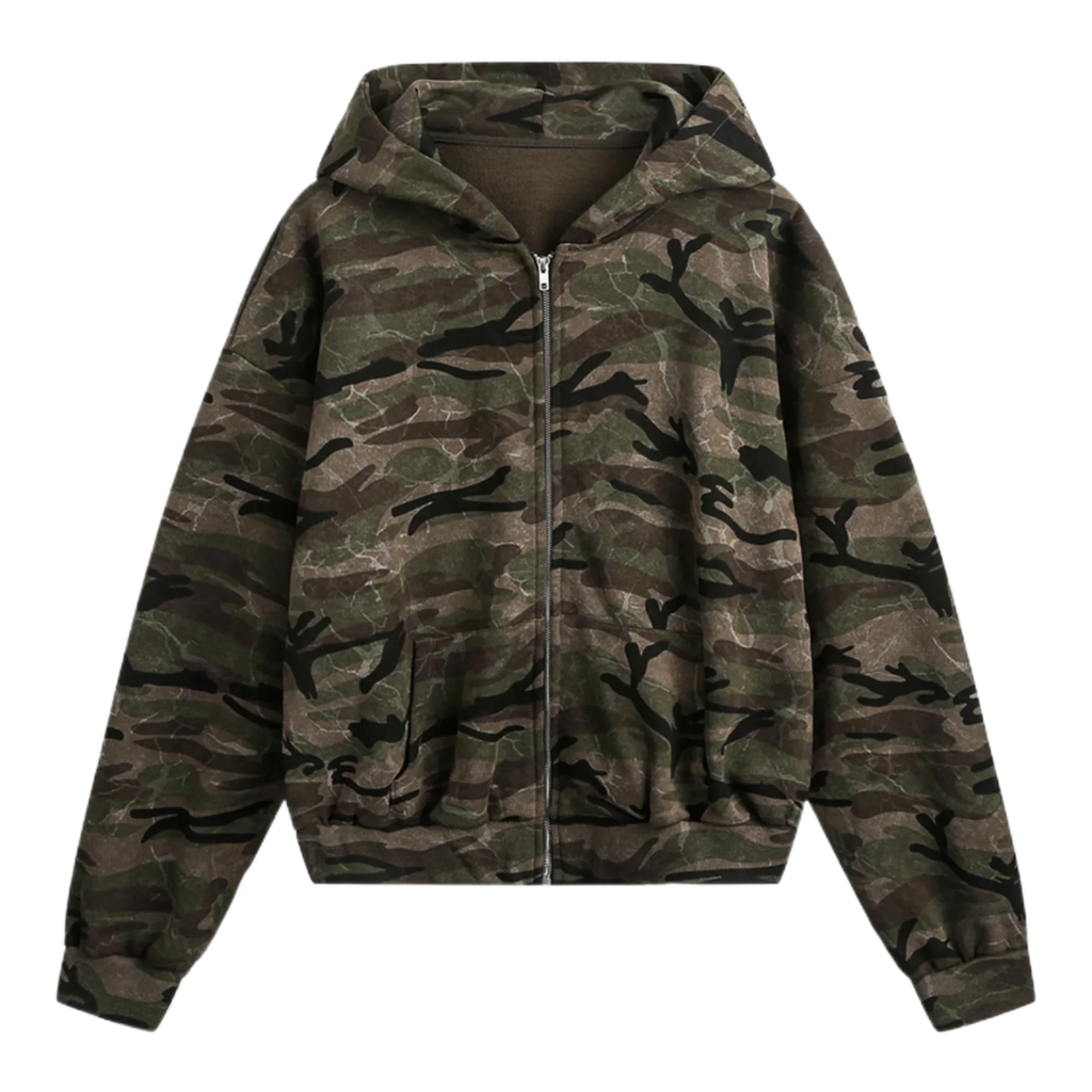 Basic Camo Hoodie