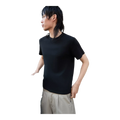 Black Short Sleeve Slim T-Shirt