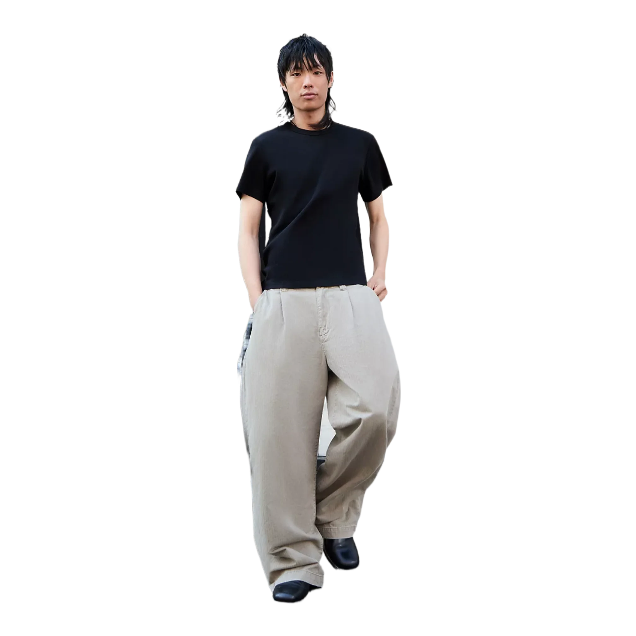 Black Short Sleeve Slim T-Shirt