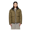 Khaki Re-Engineered Hooded Spey Quilted Jacket
