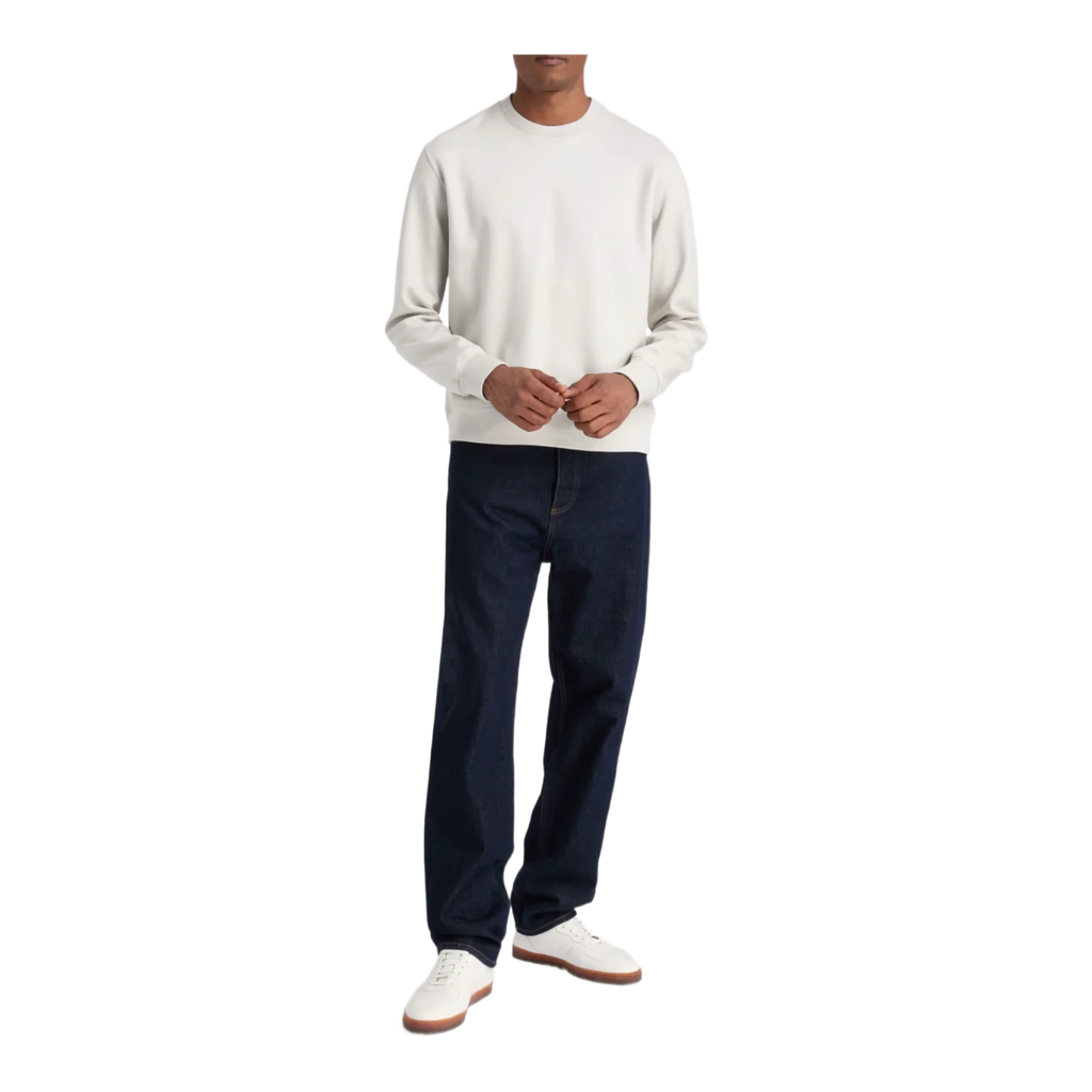 Wool-blend jersey sweatshirt